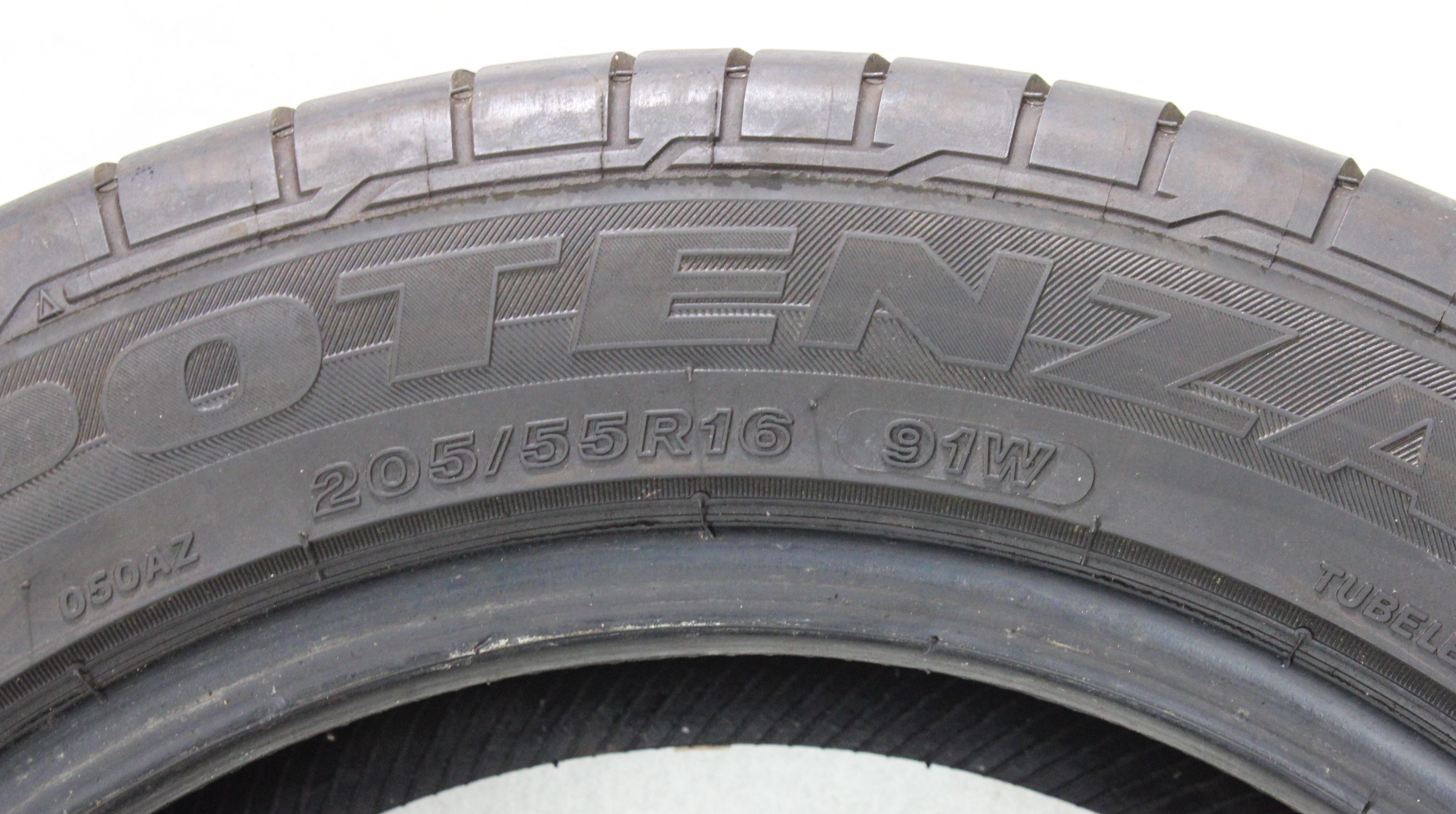 2 x 205/55R16 91W 2 x 225/50R16 92W Sommerreifen Bridgestone Potenza RE050A 6,5-7mm 2011