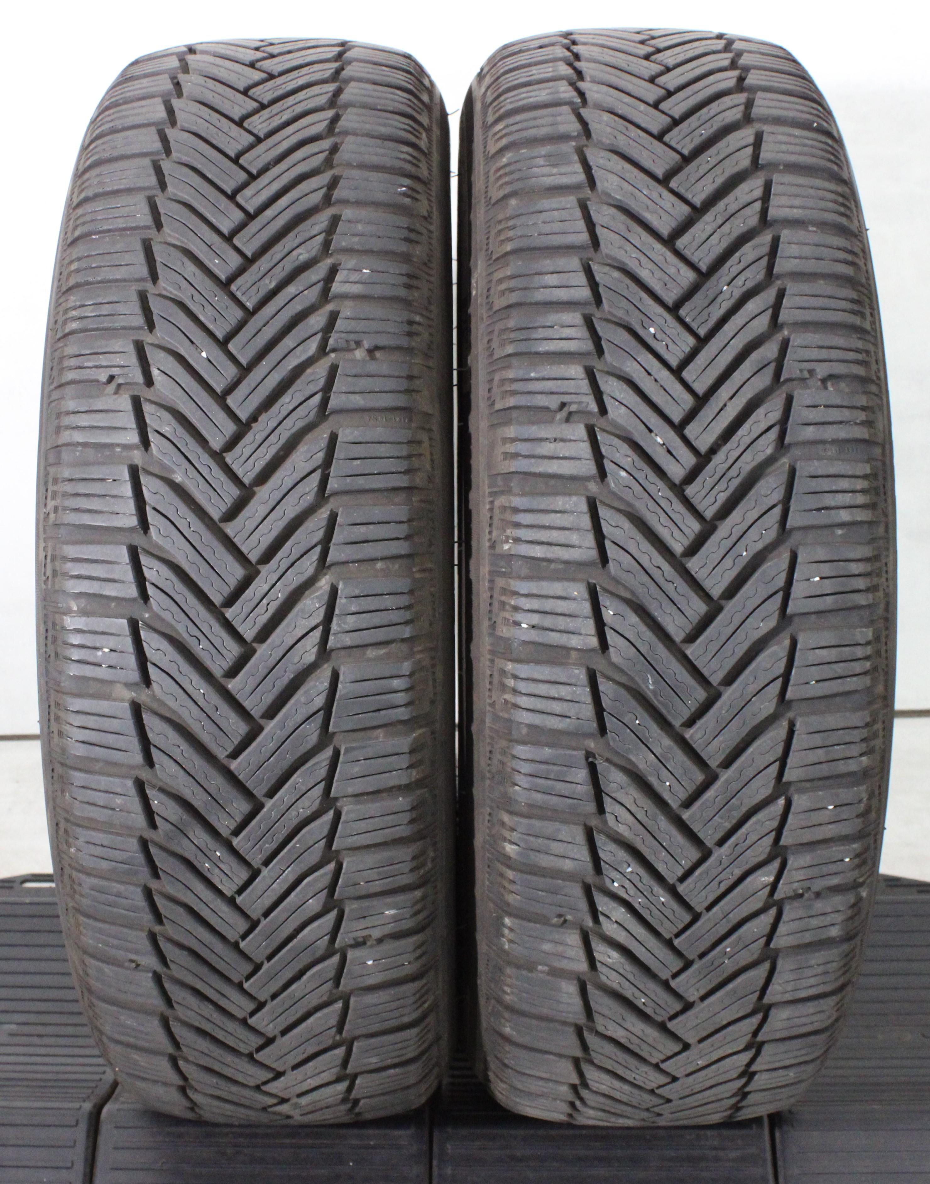 2 x 195/65R15 91T Pneus hiver Michelin Alpin 6 6-6,5mm 2018