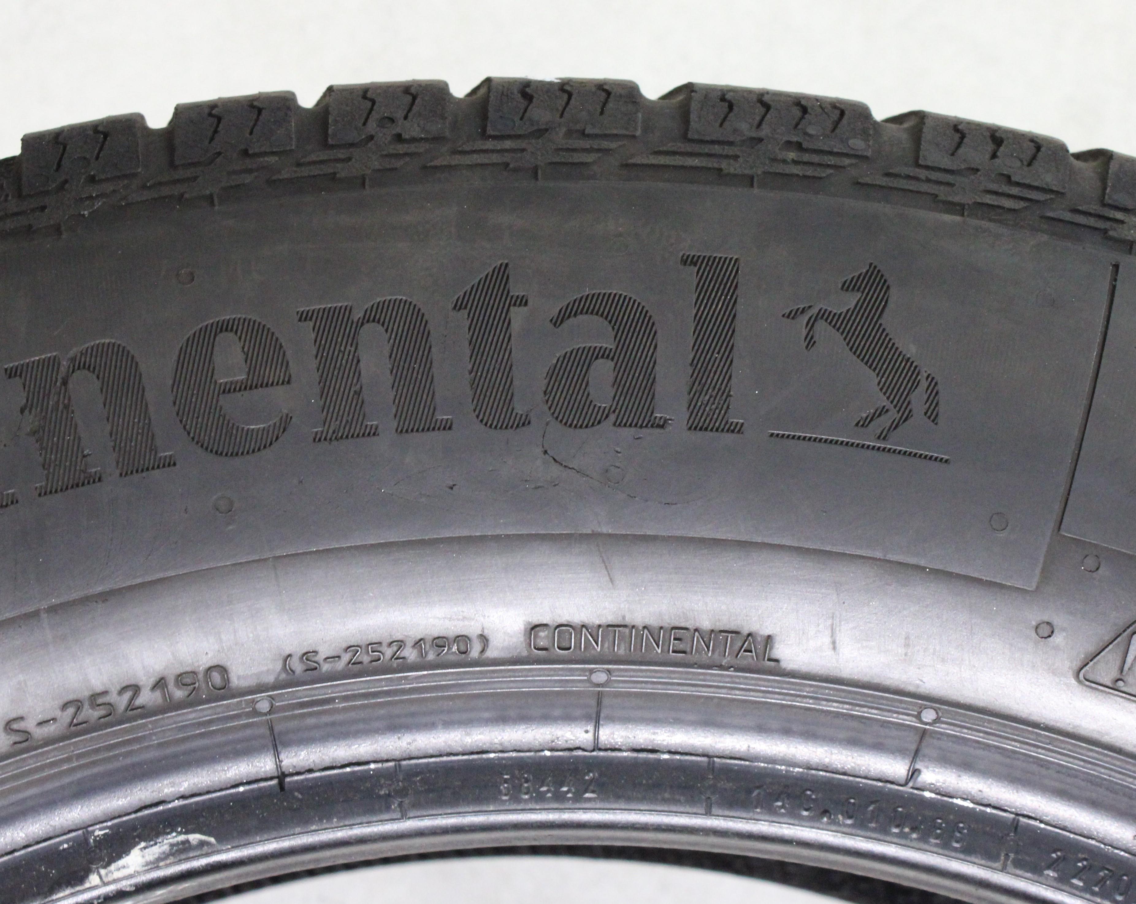 4 x 225/55R17 101H pneus hiver Continental Winter Contact TS860S* 2x5mm/2x6mm 2021 XL