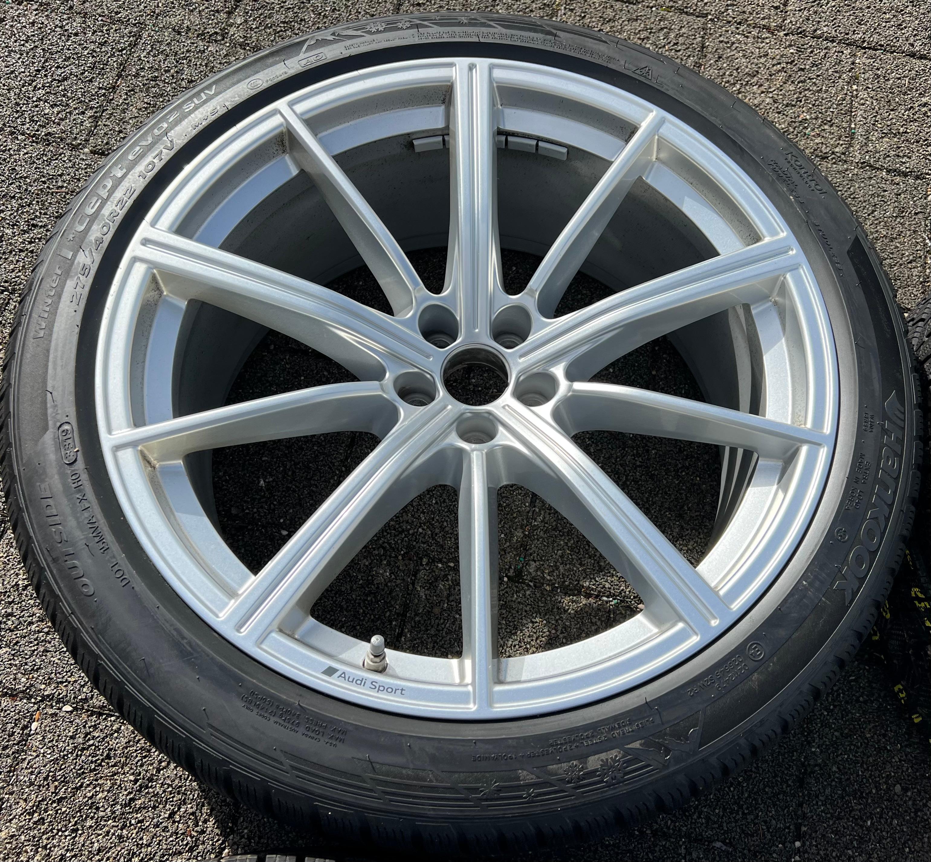 4 ORIGINAL 22" ALU WINTERRÄDER AUDI RSQ8 Q8 4M 4M8601025AM 275/40R22 107V RDKS