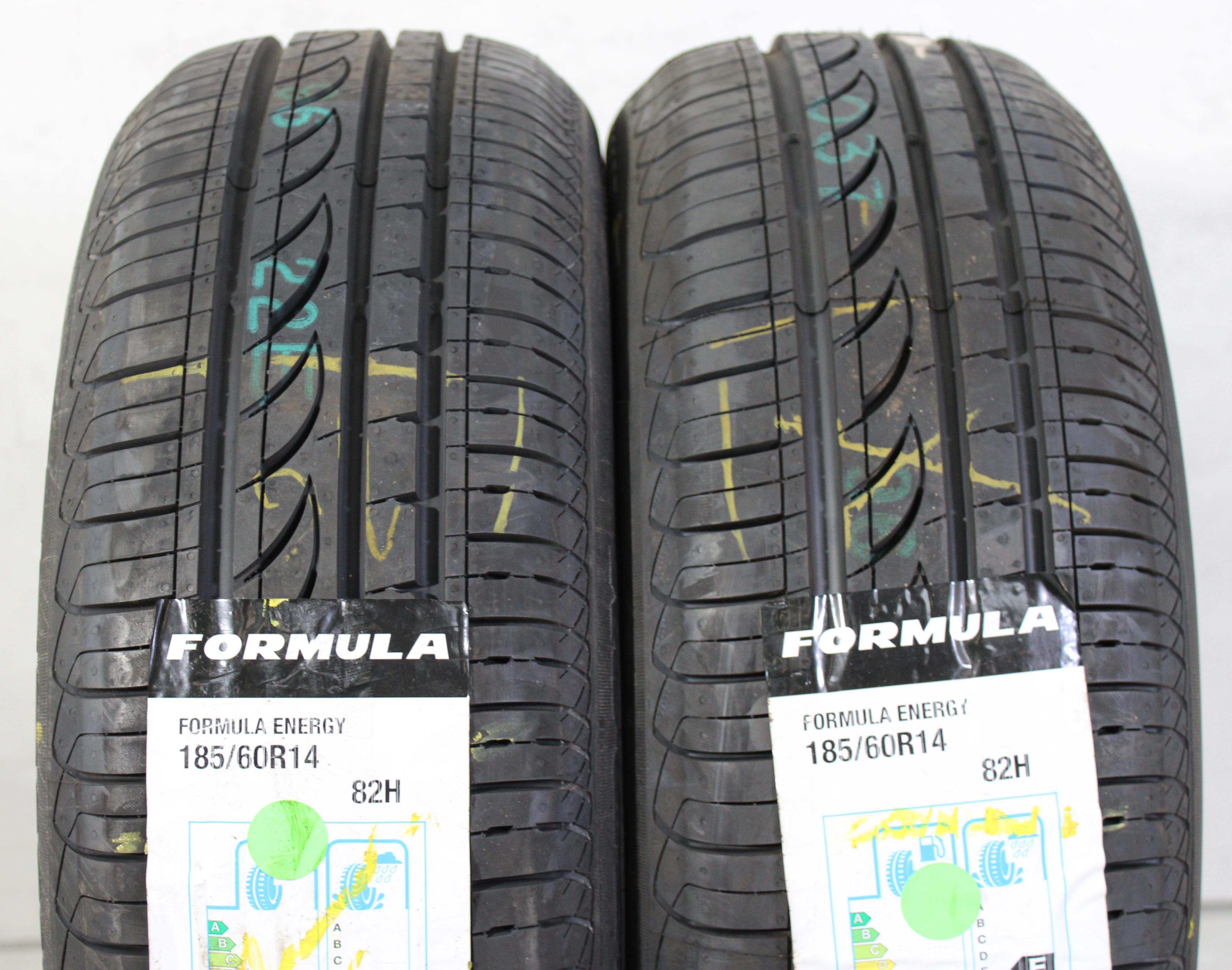 2 x 185/60R14 82H Sommerreifen Formula Energy NEU 2016