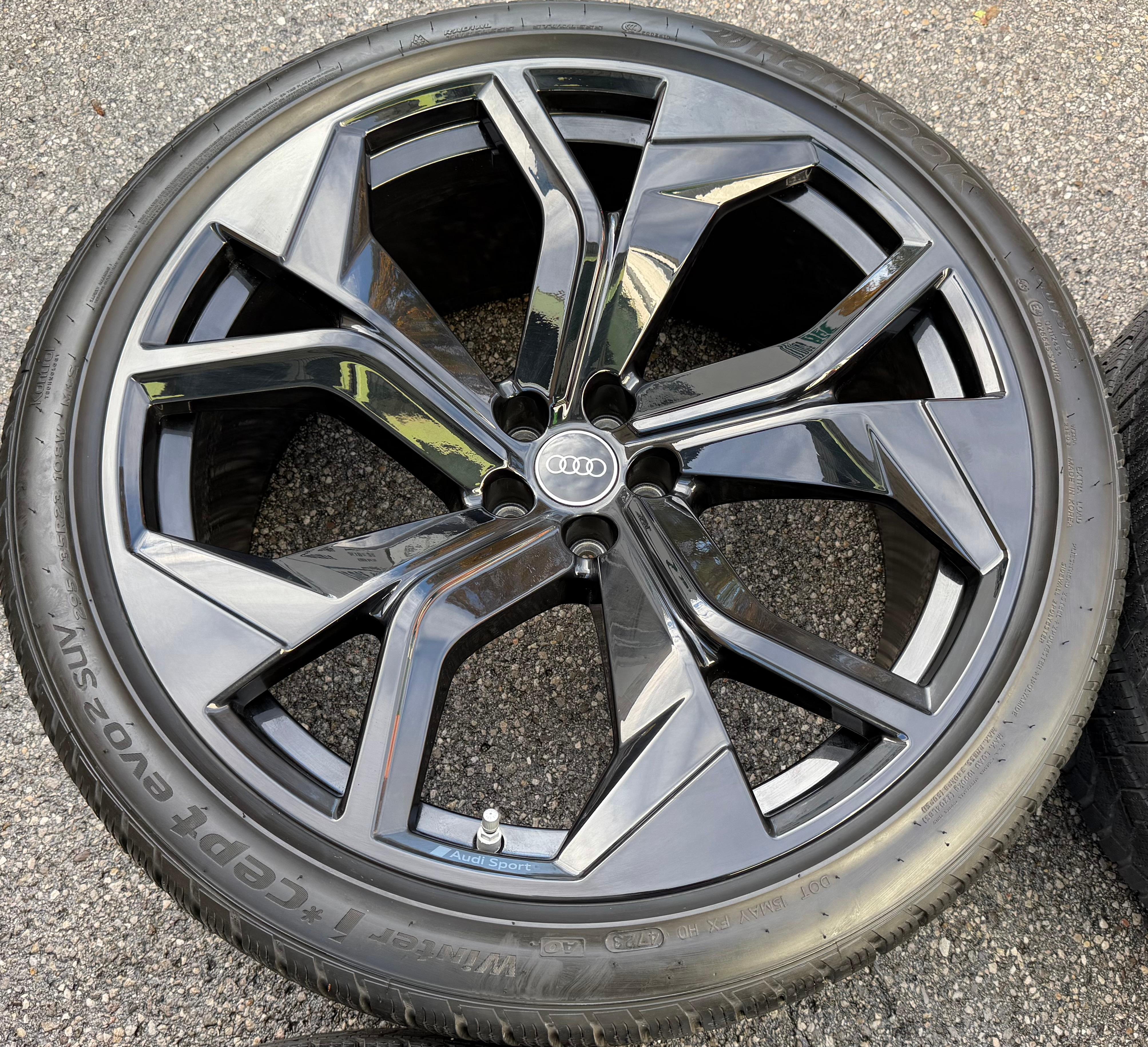4 ruedas de invierno de aluminio originales de 23" para Audi RSQ8 4M 295/35R23 108W 4M8601025DC Hankook RDKS