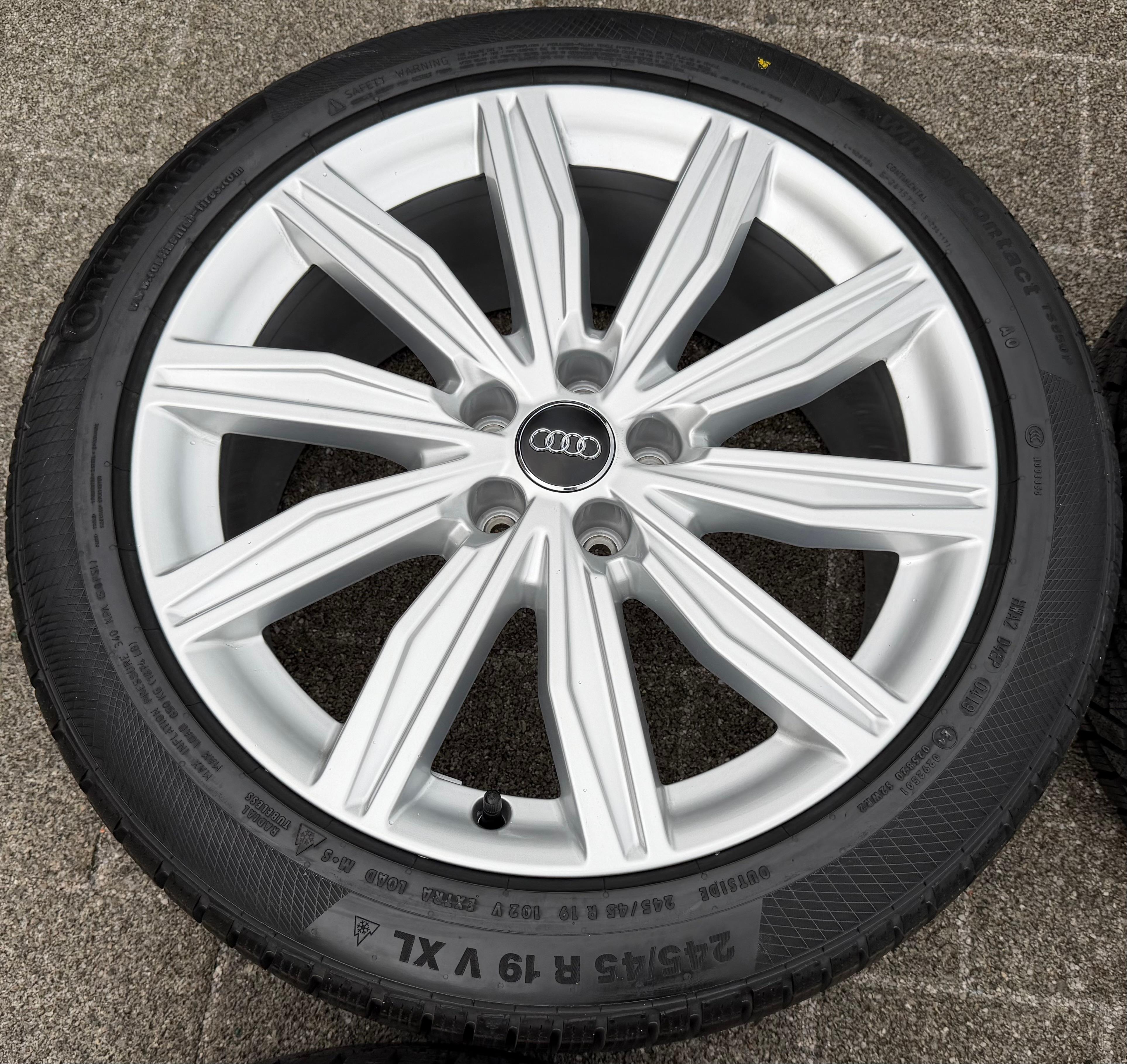 4 Original 19" Alu Winterräder Audi A6 S6 C8 4K 4K0601025M 245/45R19 102V RDKS