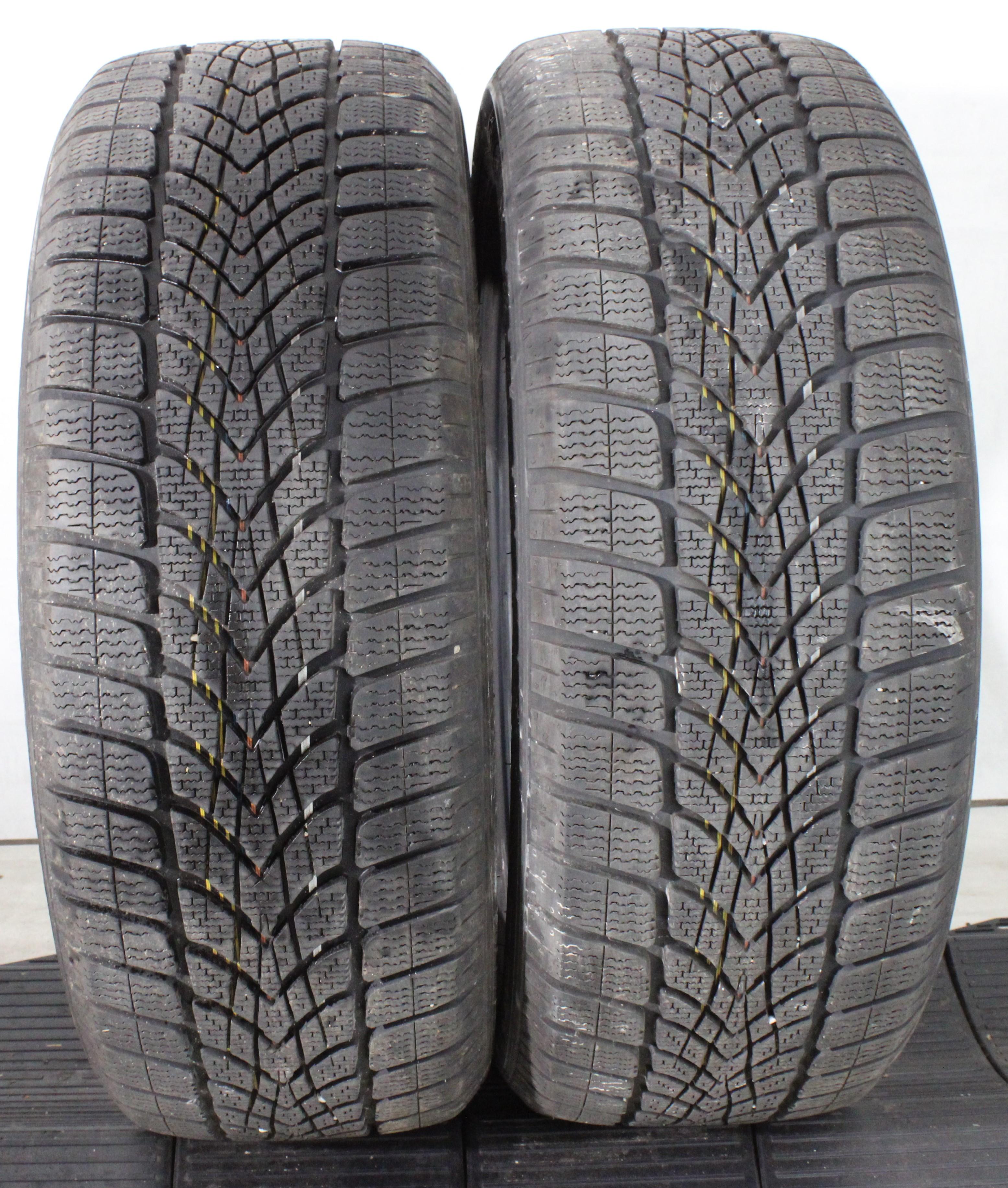 2 x 235/55R19 101V Winterreifen Dunlop SP Winter Sport 4D N0 7mm 2022