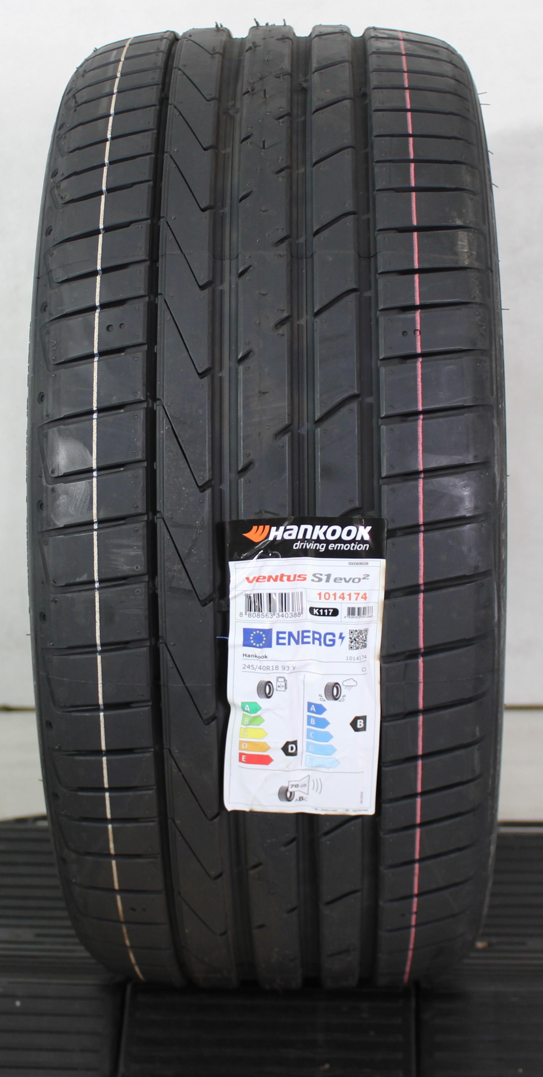 1 x 245/40R18 93Y Neumático de verano Hankook Ventus S1 Evo 2 AO 2021 NUEVO