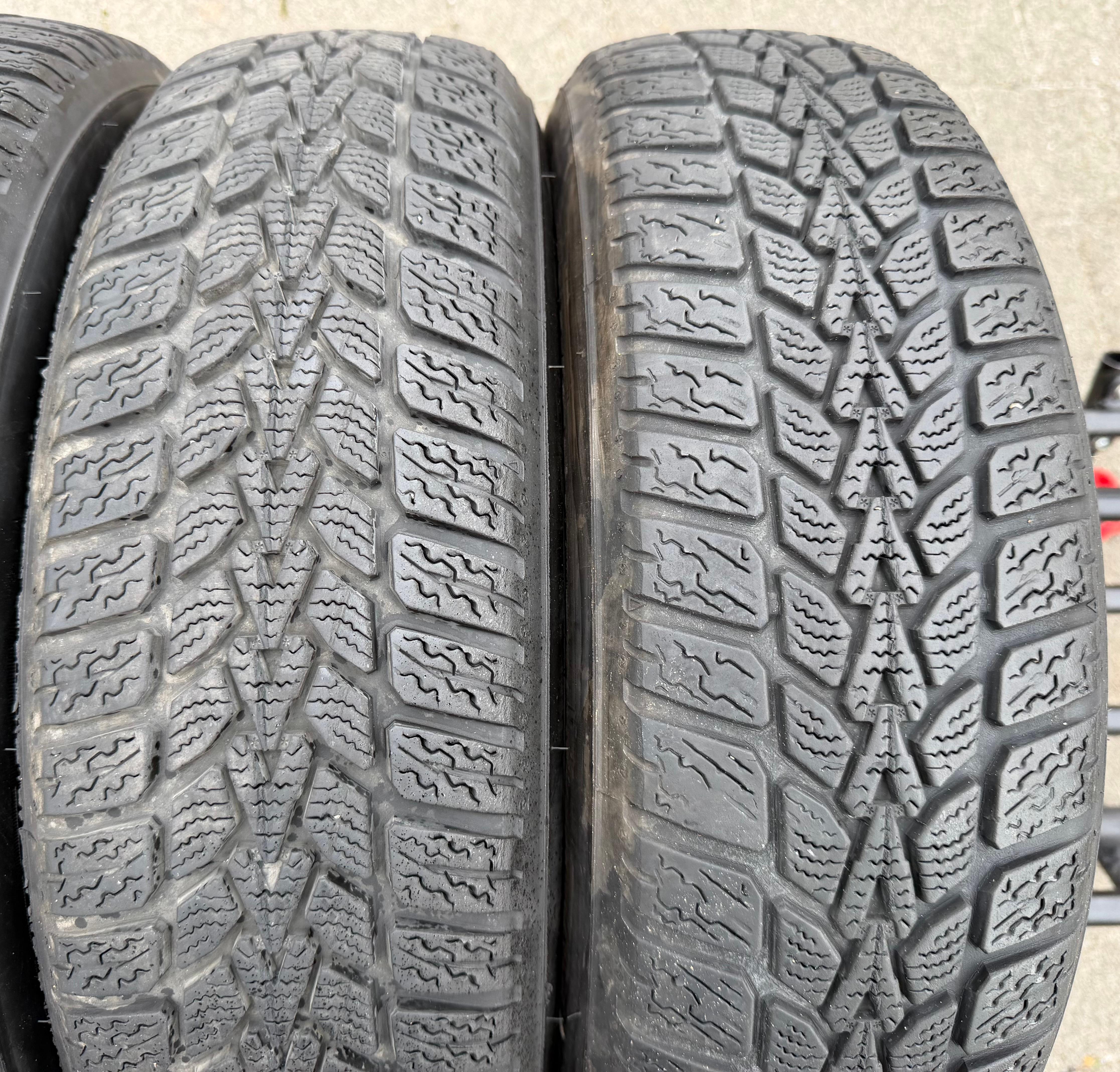 4 originele winterwielen Smart 453 165/65R15 81T 185/60R15 84T Dunlop RDKS 2019