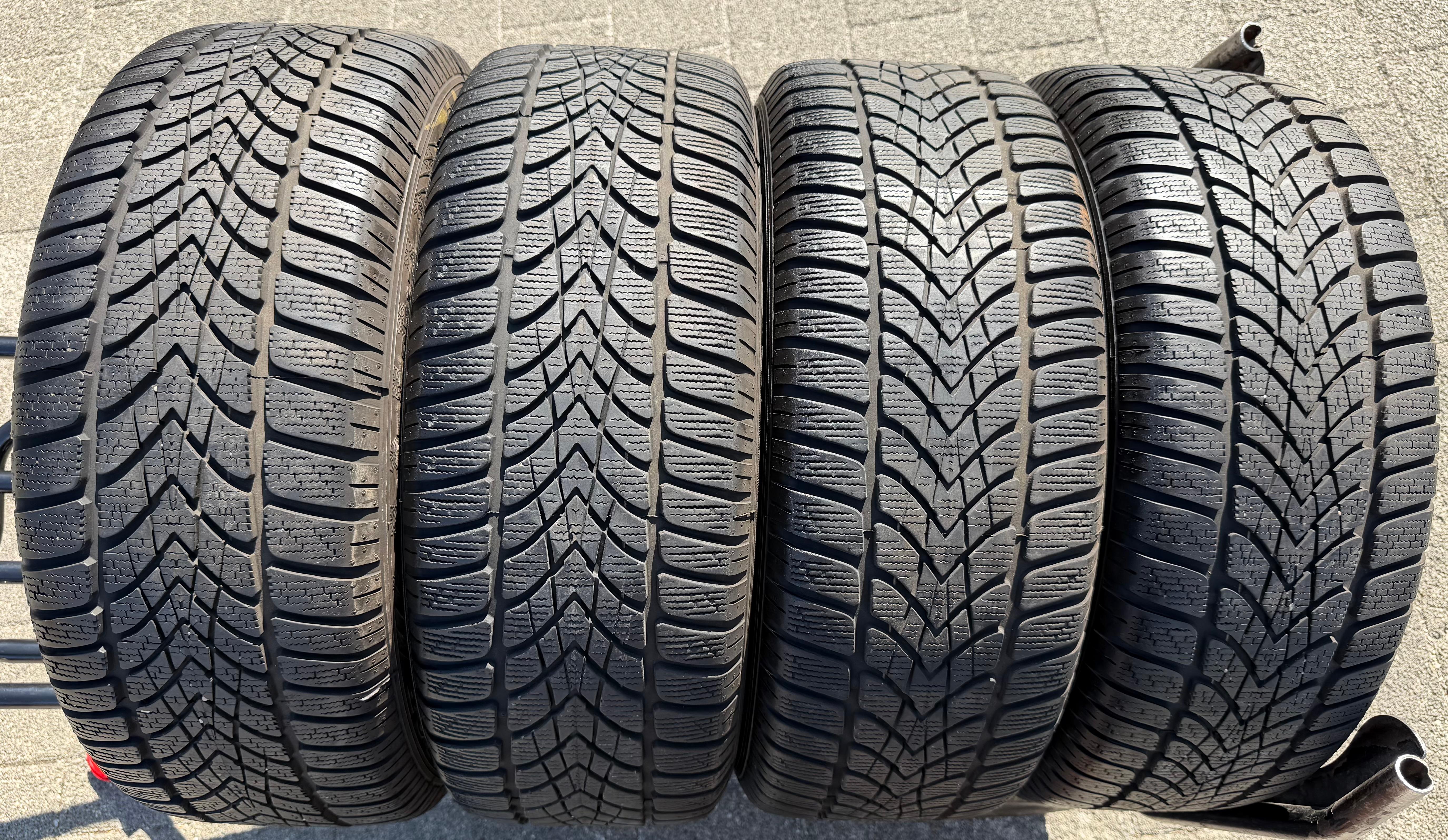 4 ruedas de invierno de aluminio originales de 17" para Audi A4 B9 8W 8W0601025P 225/50R17 98H Dunlop