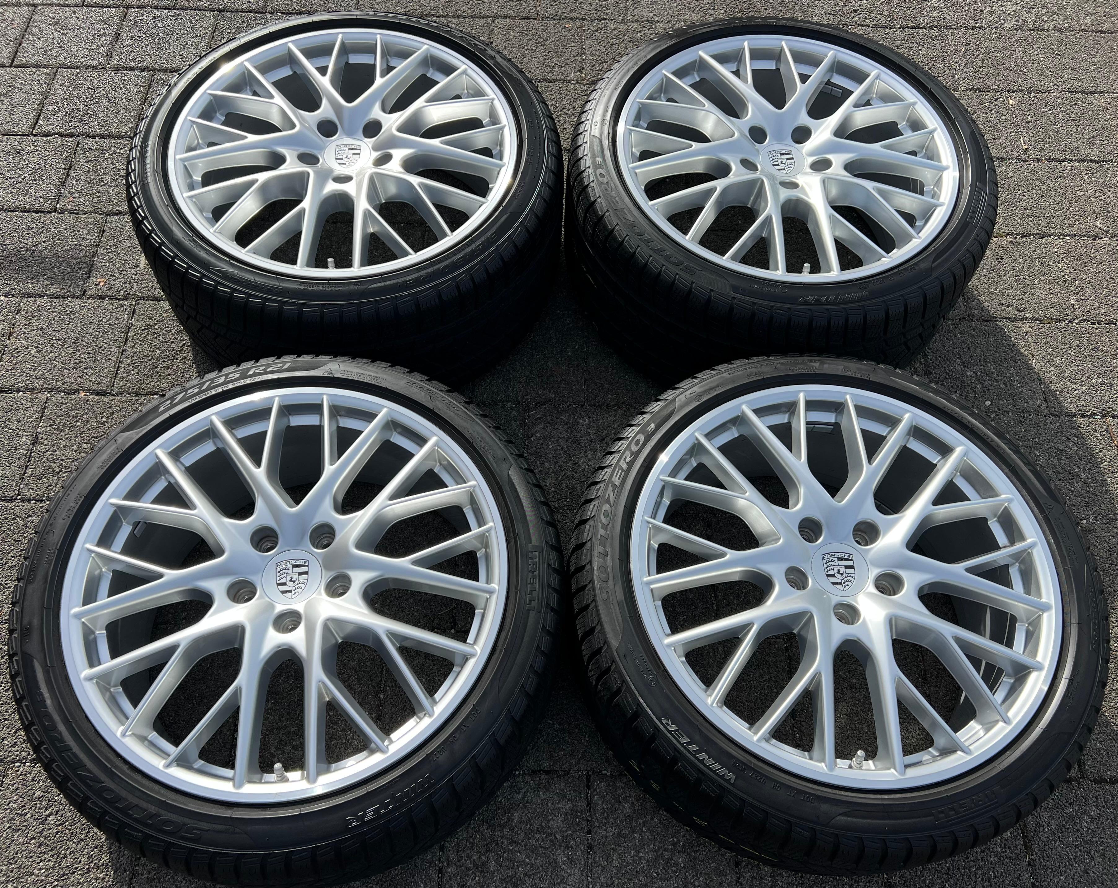 4 ORIGINAL 21" ALU WINTERRÄDER PORSCHE PANAMERA 971 SPORT RAD 971601025D 971601025A