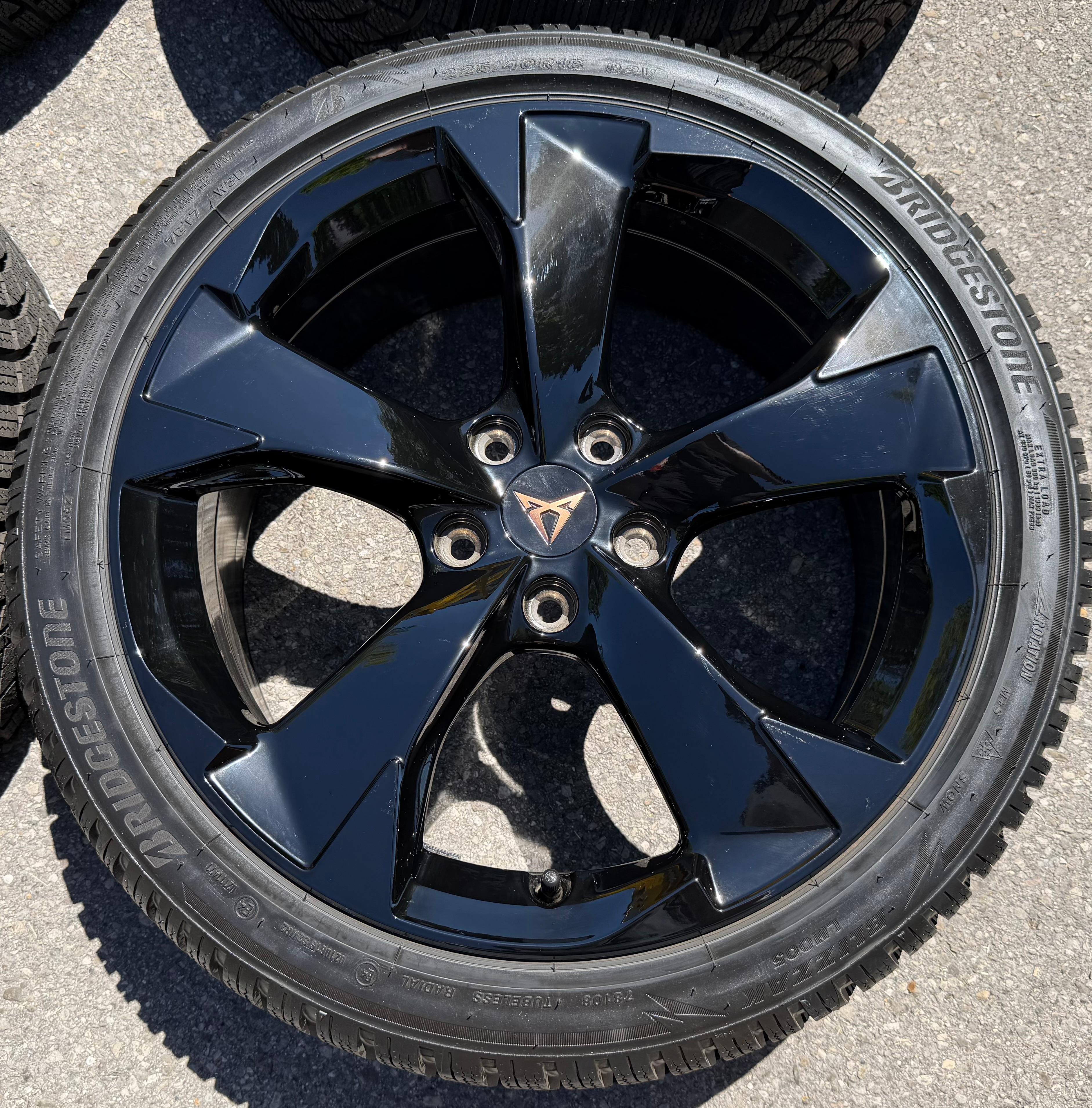 4 llantas de aluminio originales de invierno de 18" para SEAT CUPRA LEÓN KL 5FA601025H 225/40R18 92V 2023