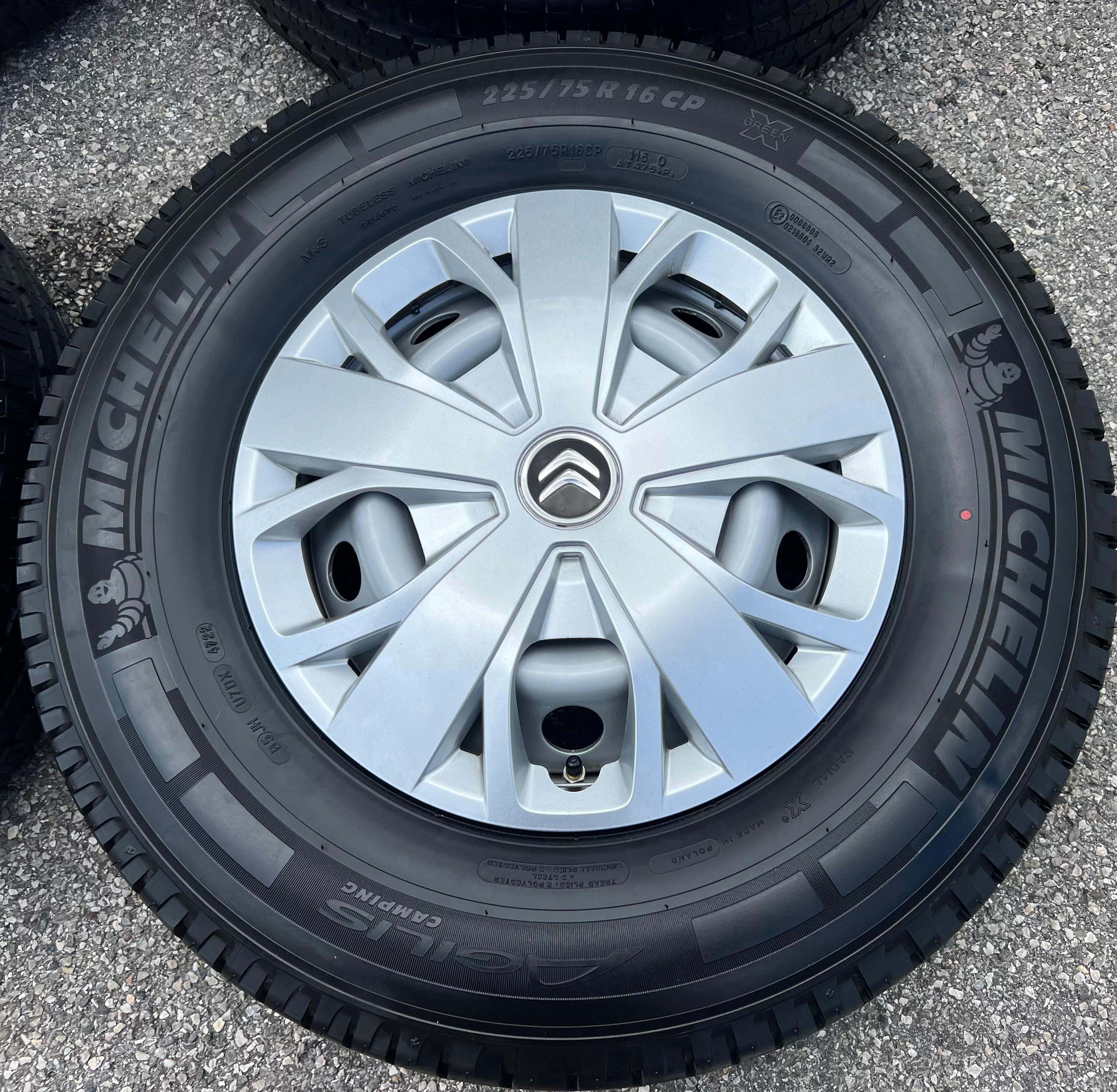 4 ROUES D'ÉTÉ PEUGEOT BOXER FIAT DUCATO CITROEN JUMPER 5x130 225/75R16C 2022