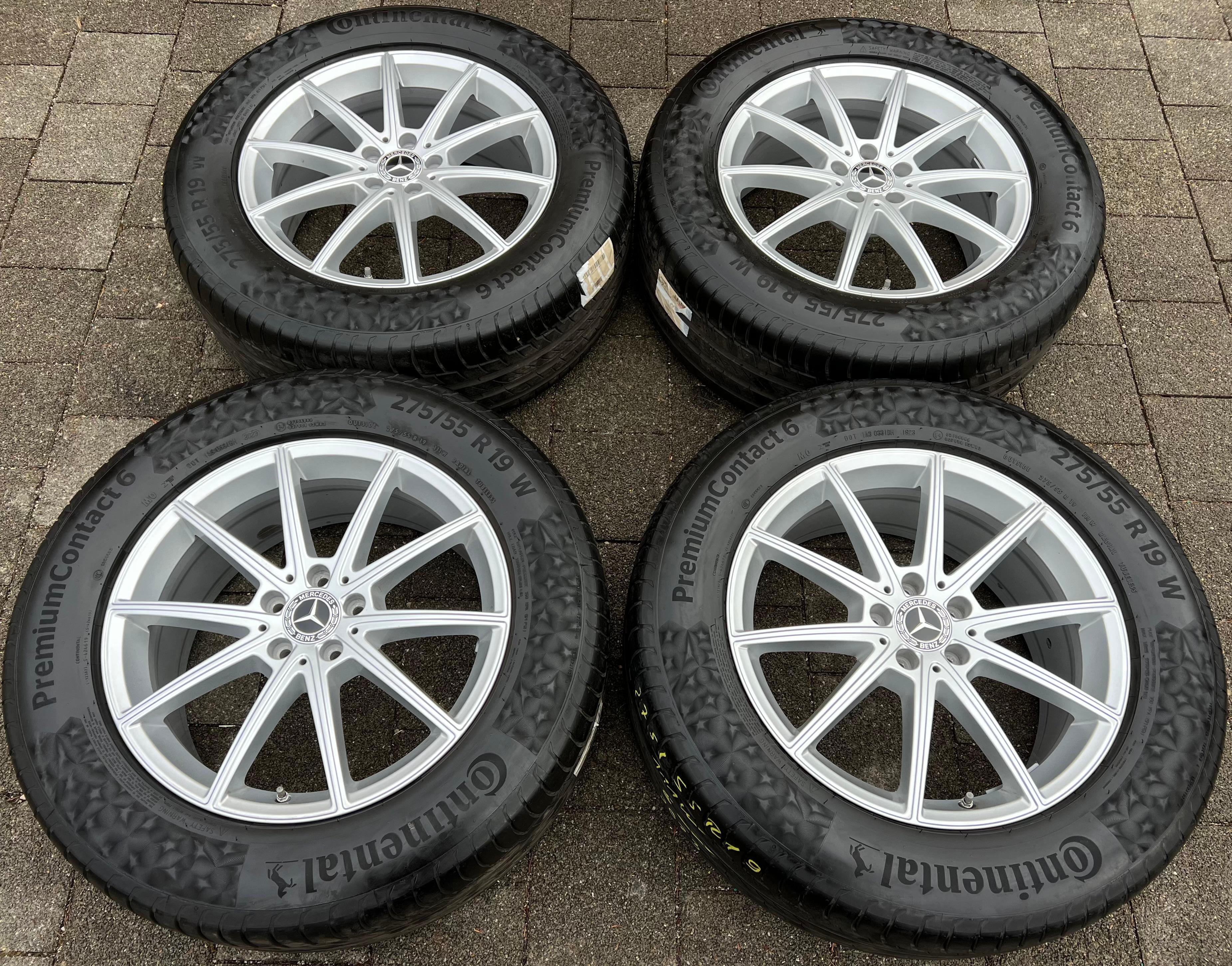 4 ORIGINAL 19" ALU SOMMERRÄDER MERCEDES GLE C167 V167 A1674010500 275/55R19 111W