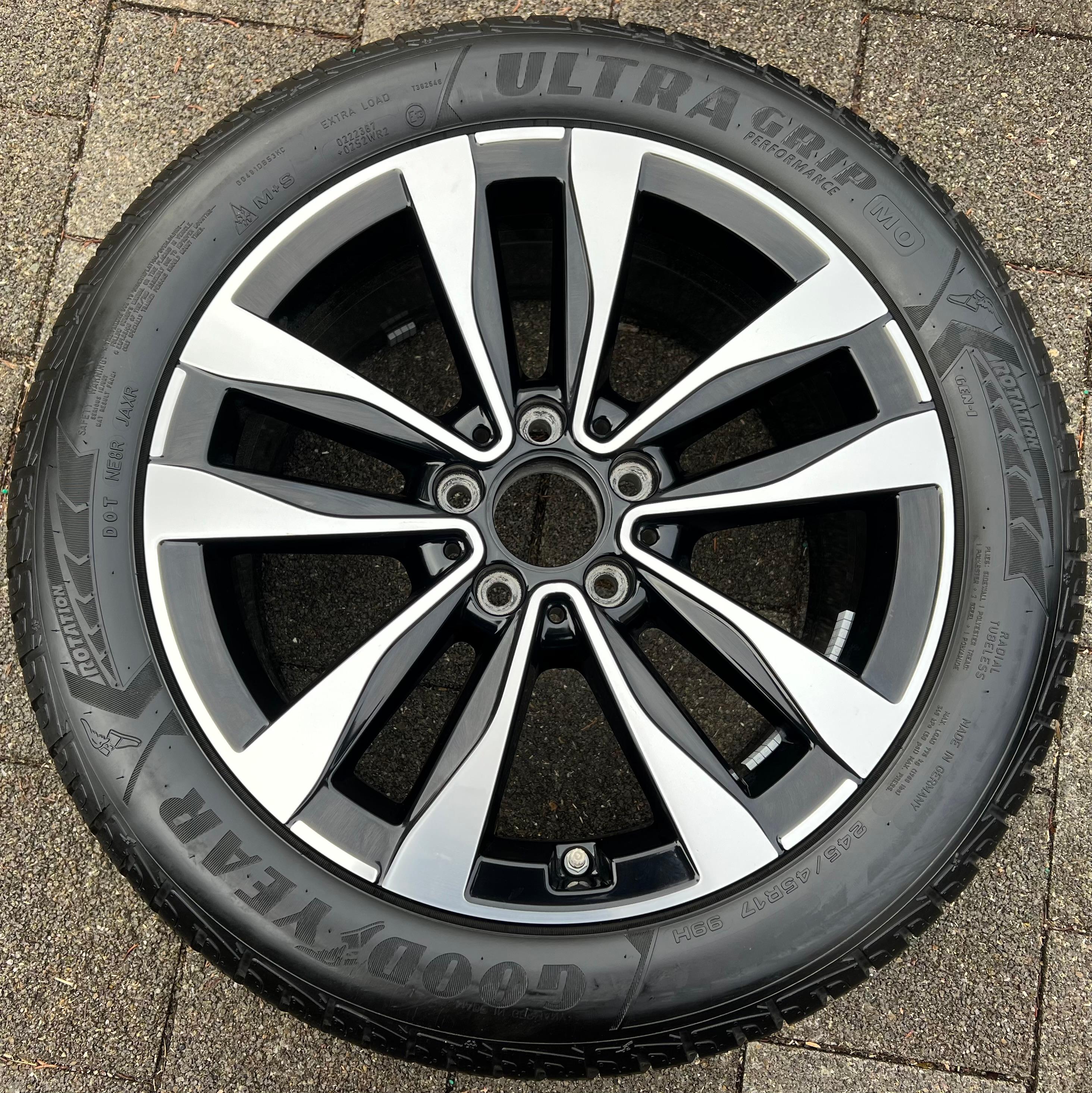 1 X ORIGINAL 17" ALUFELGE MERCEDES C-KLASSE W206 A2064016100 8x17 ET49,5 RDKS