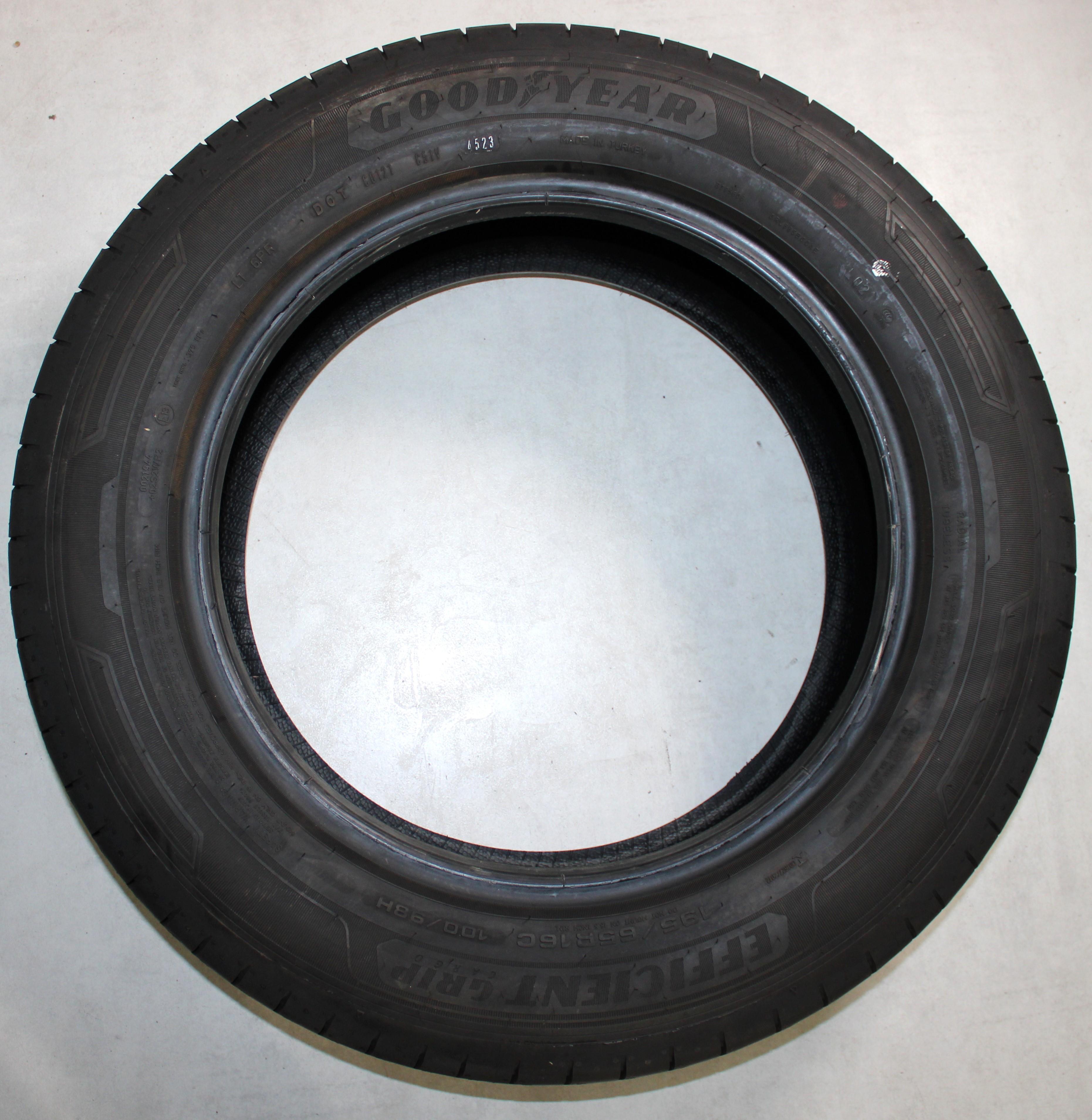 4 x 195/65R16C 100/98H Sommerreifen Goodyear Efficient Grip Cargo NEU 2023