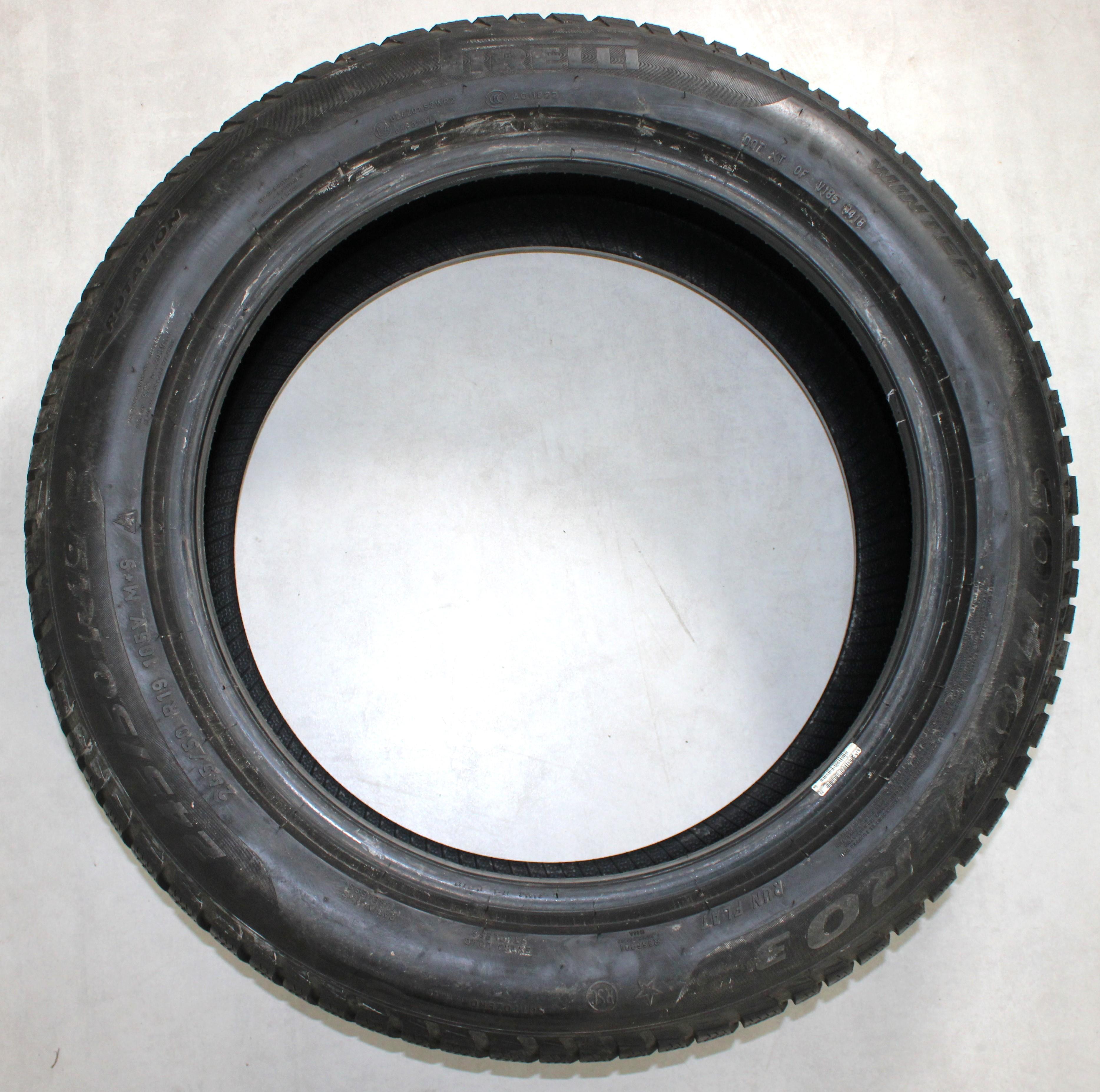 2 x 245/50R19 105V neumáticos de invierno Pirelli Sottozero 3 Runflat 1x6.5-7mm/1x7.5-8mm 2018/2021 *