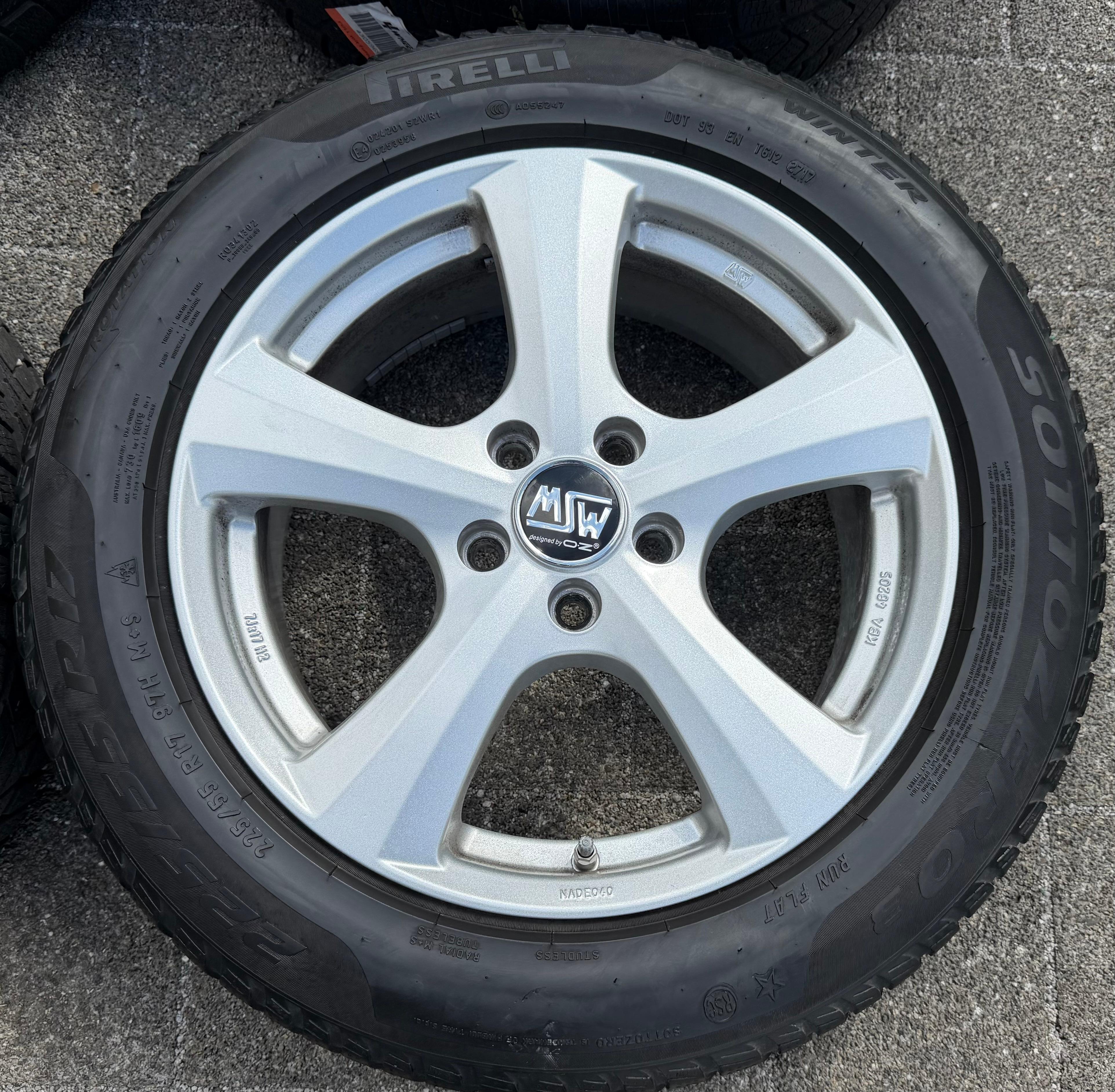 4 roues hiver en aluminium 17" BMW X1 F48 X2 F39 Mini Countryman F60 225/55R17 97H RDKS