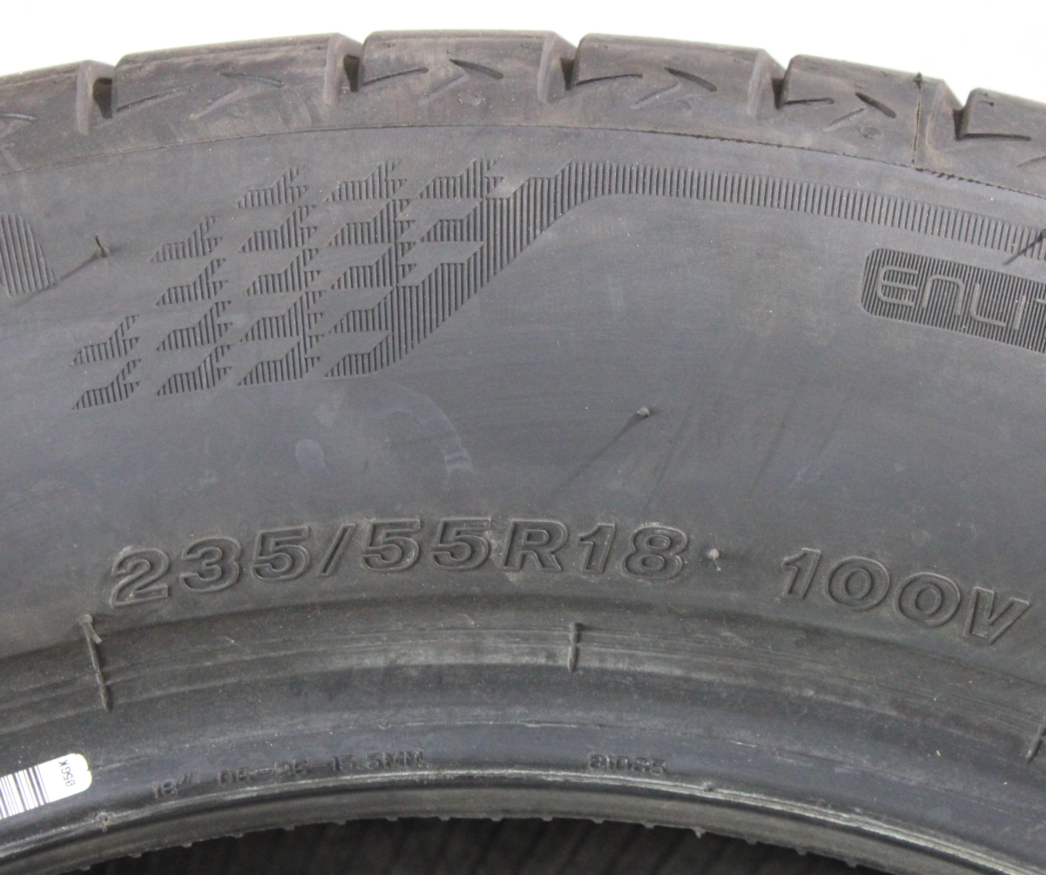 4 x 235/55R18 100V Sommerreifen Bridgestone Turanza T005 AO 6-6,5mm 2022