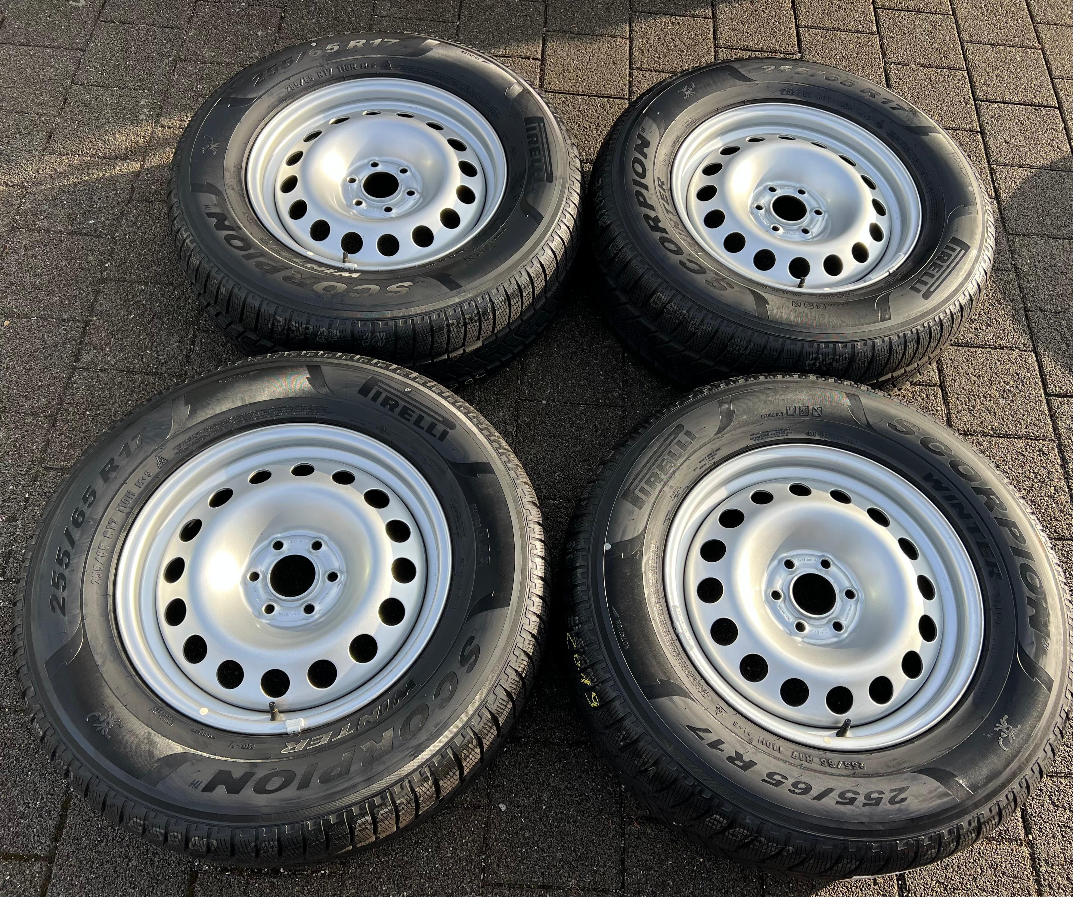 4 ROUES D'HIVER 17" MERCEDES X-CLASS 470 NISSAN NAVARA RENAULT ALASKAN RDKS NEUVES