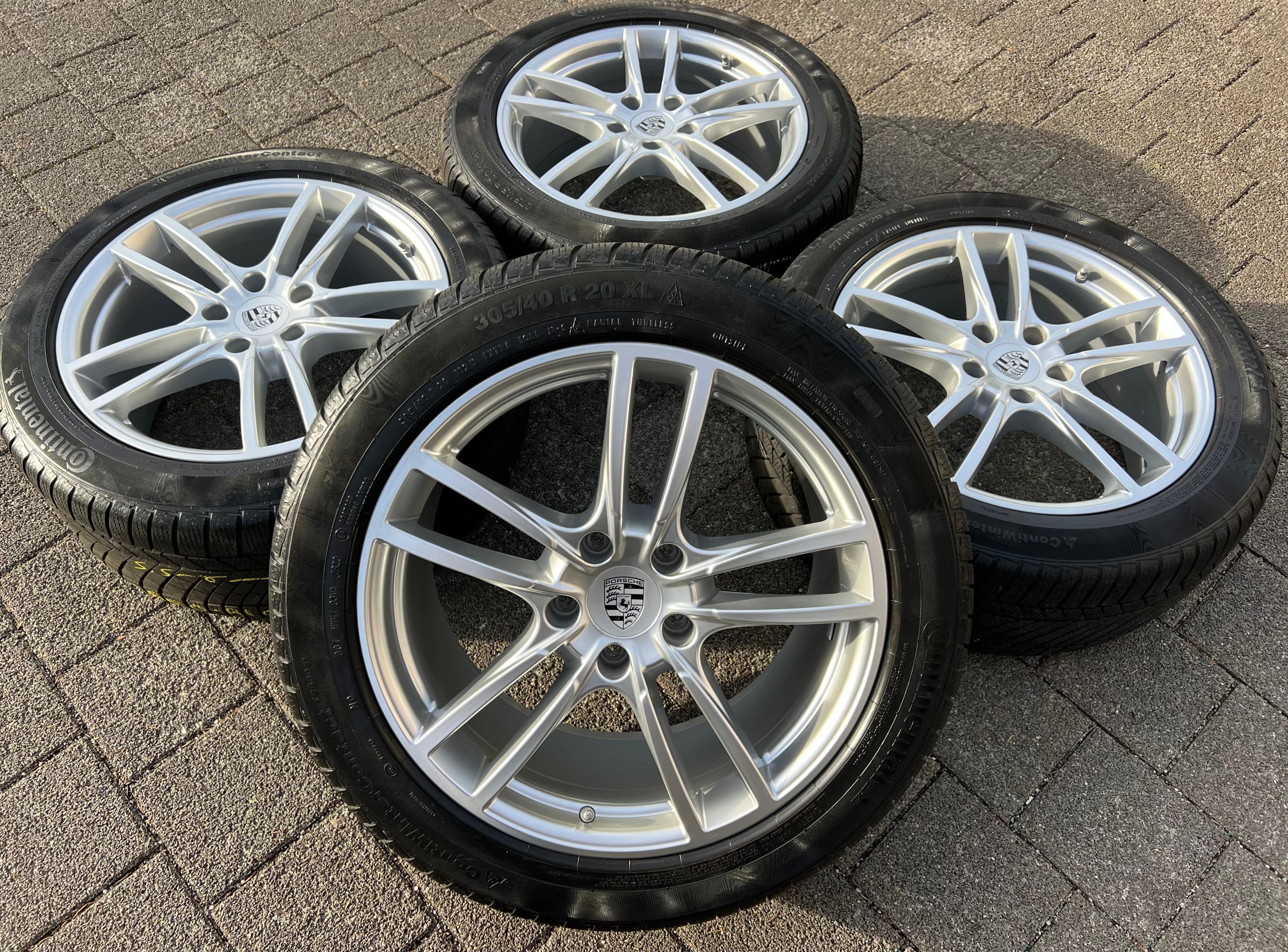 4 ORIGINAL 20" ALU WINTERRÄDER PORSCHE CAYENNE 9YA 9Y0601025F 9Y0601025G RDKS