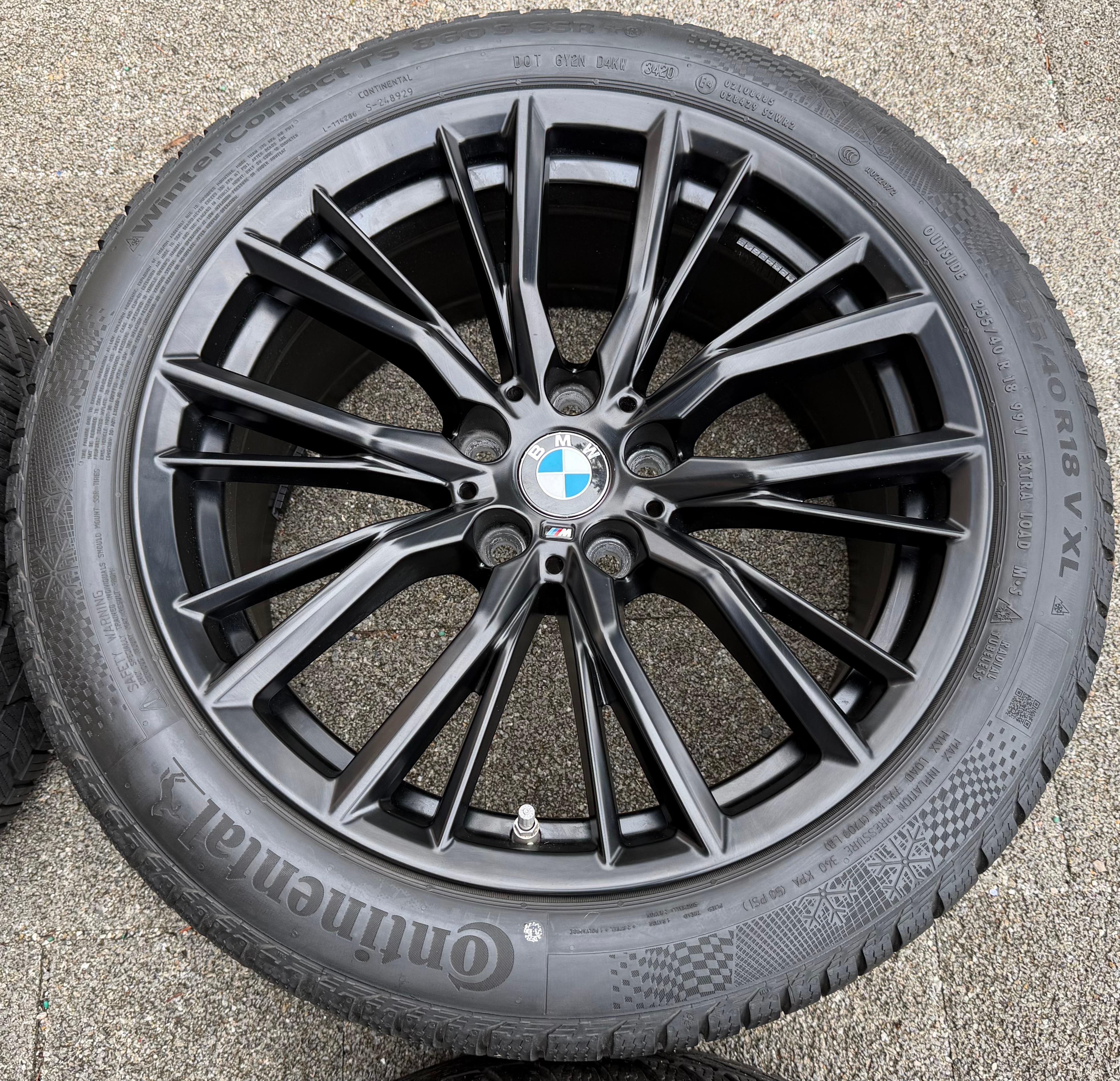 4 Original 18" Alu Winterräder BMW 3ER Reihe G20 G21 4ER G22 G23 2ER G42 M796 RDKS