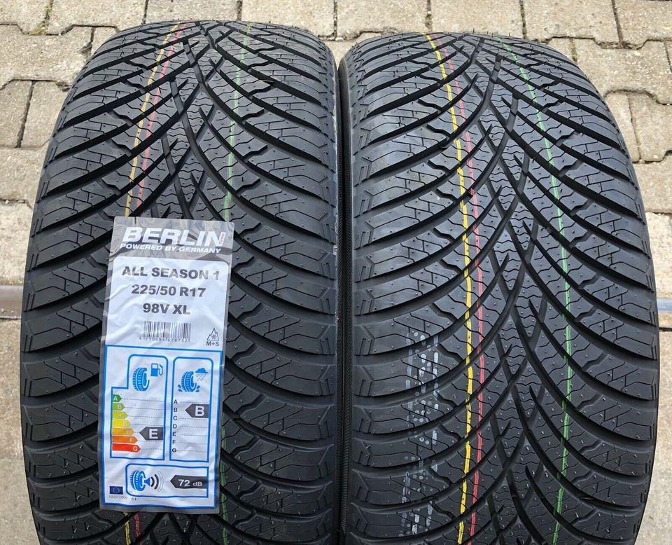 2 X 225/50R17 98V BERLIN TIRES PNEUS TOUTES SAISONS NEUFS
