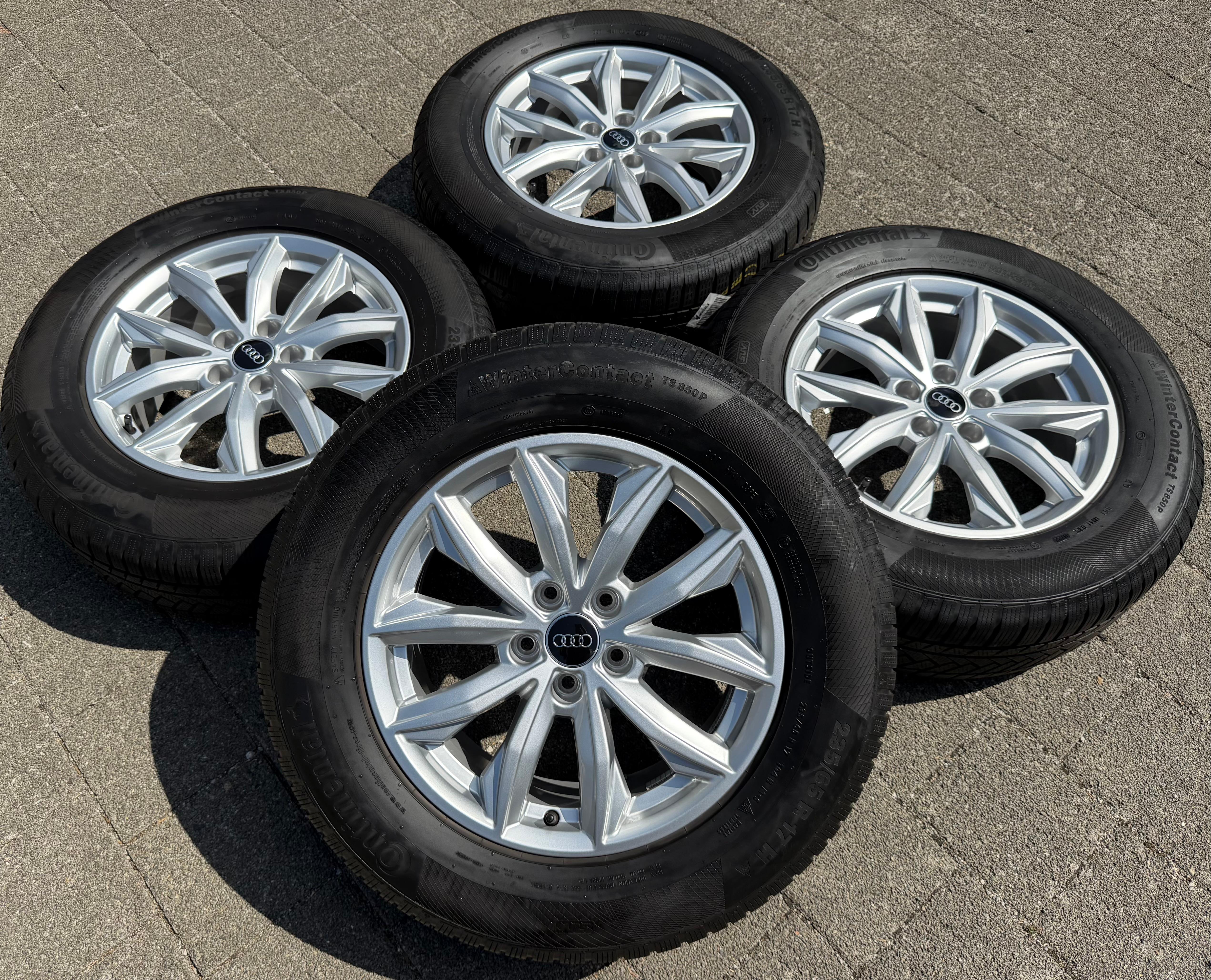 4 Original 17" Alu Winterräder Audi Q5 FY 80A601025J 7x17 ET34 235/65R17 104H 2022