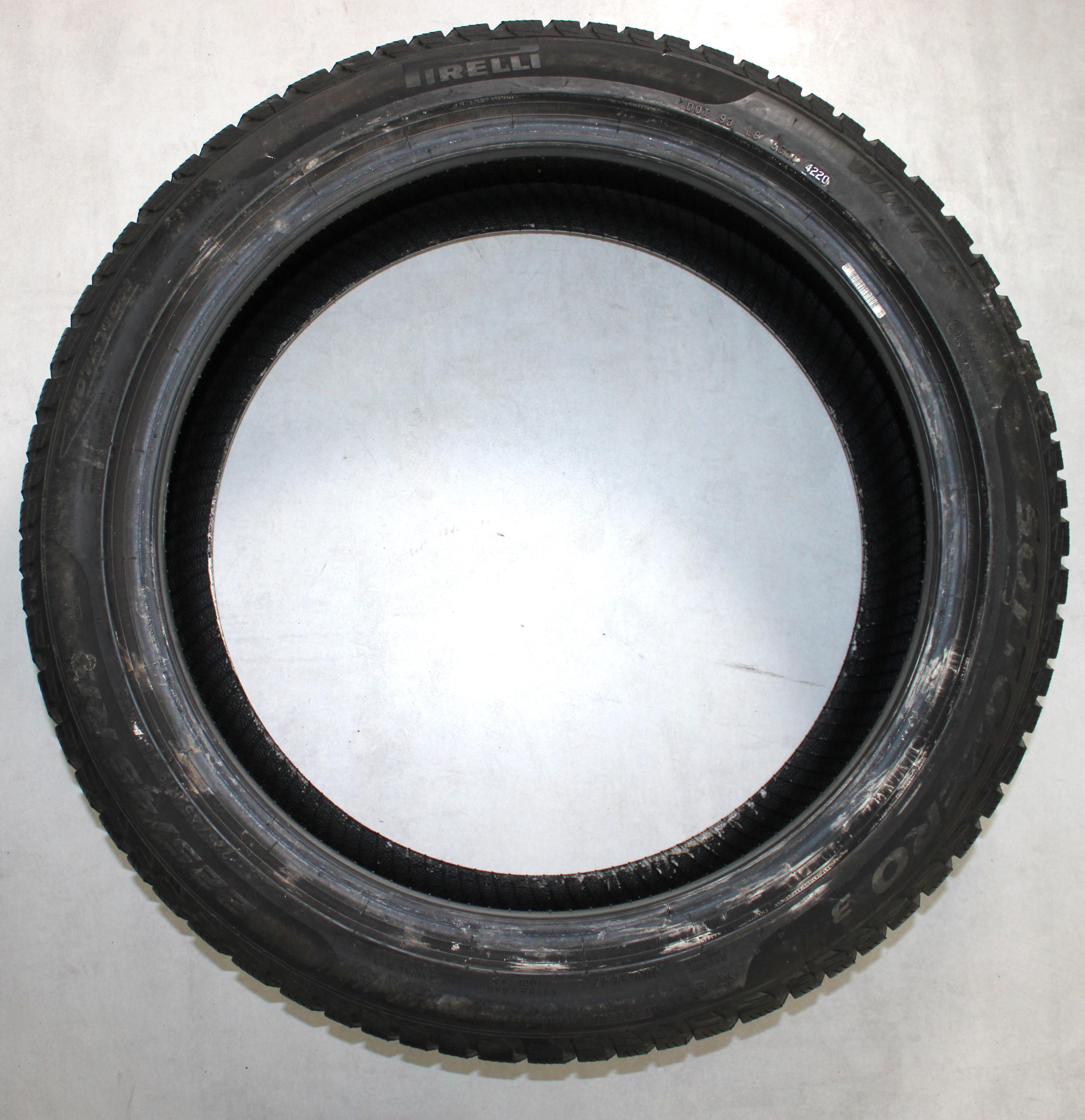 4 x 225/45R19 96V winterbanden Pirelli Sottozero 3 Runflat 6-6,5mm 2020 *