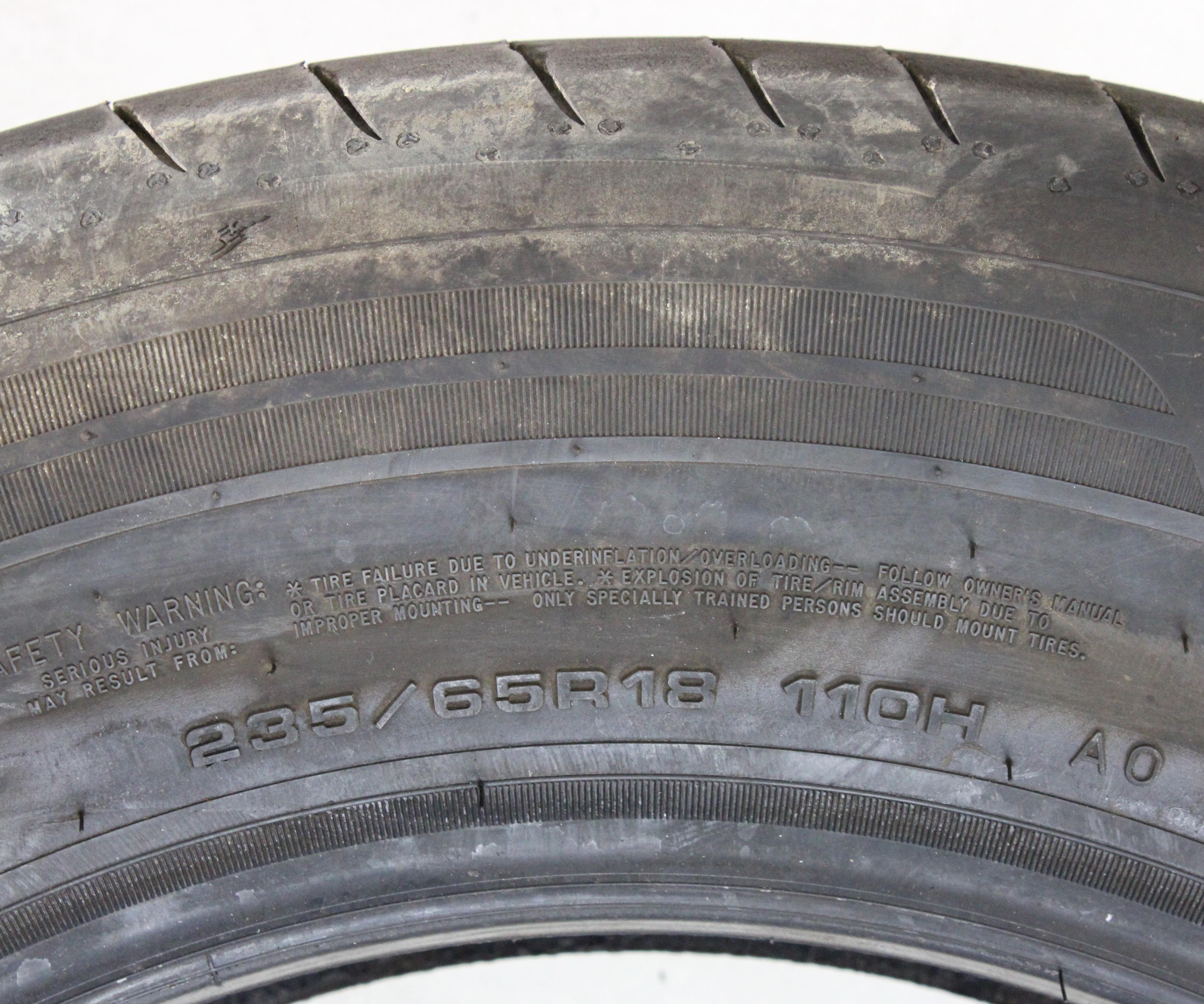 2 x 235/65R18 110H Sommerreifen Goodyear Eagle F1 Asymmetric 3 AO 6-6,5mm 2022