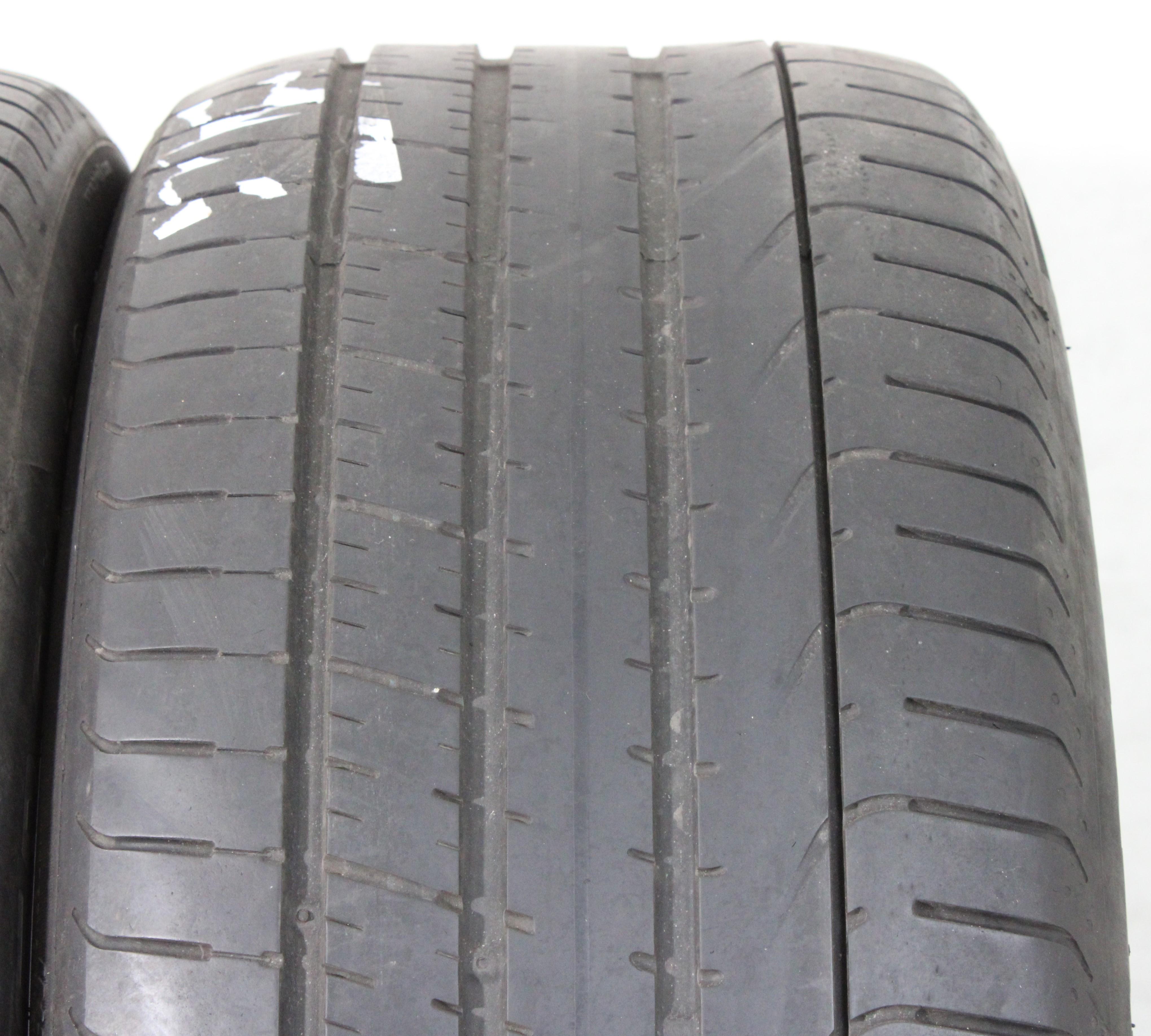 2 x 275/40R19 101Y Sommerreifen Pirelli PZero Runflat in der Mitte 3,5-4mm und auf den Schultern 5mm. 2019 *