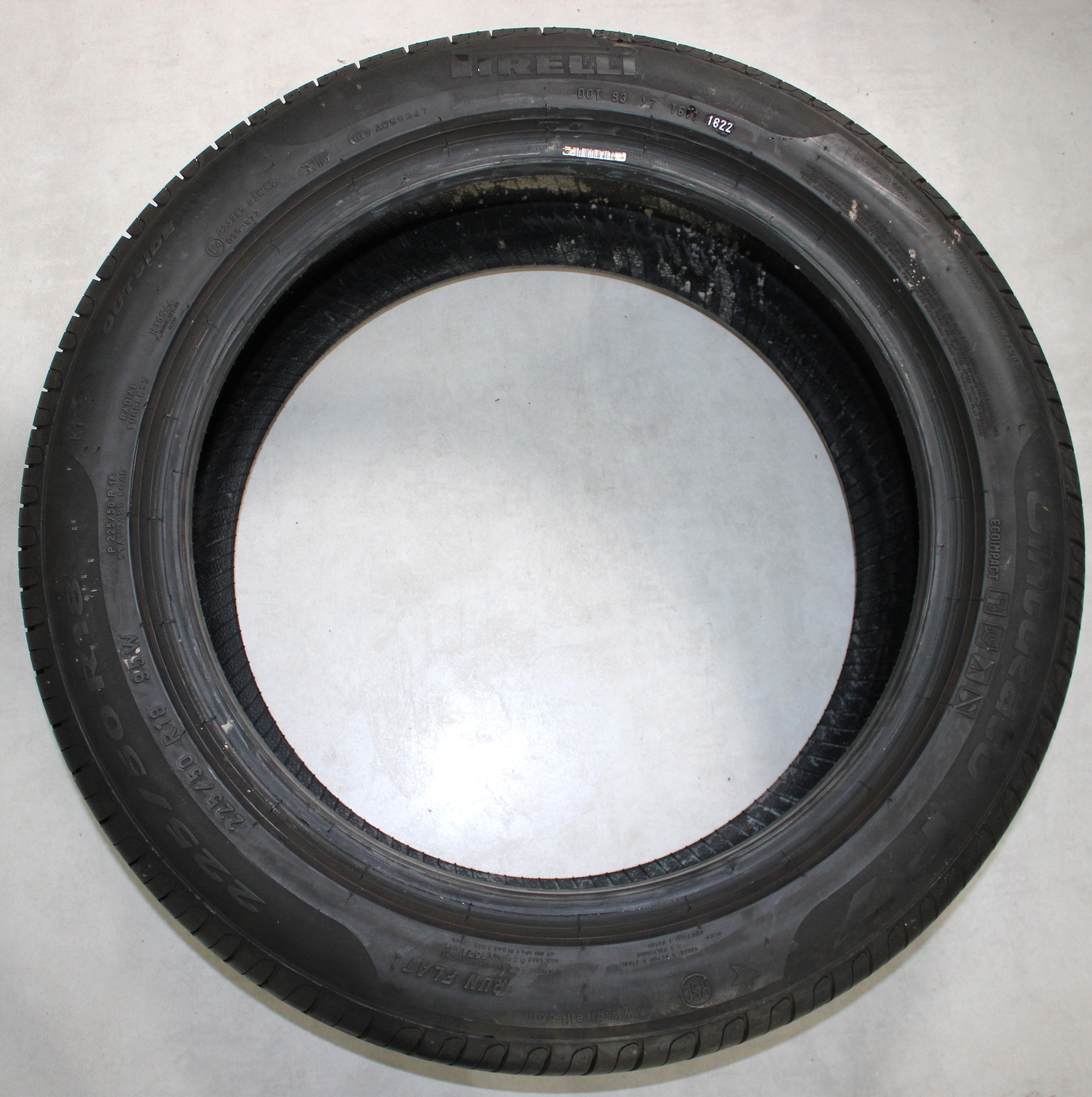 2 x 225/50R18 95W Sommerreifen Pirelli Cinturato P7 Runflat 6,5-7mm 2017/2022 *