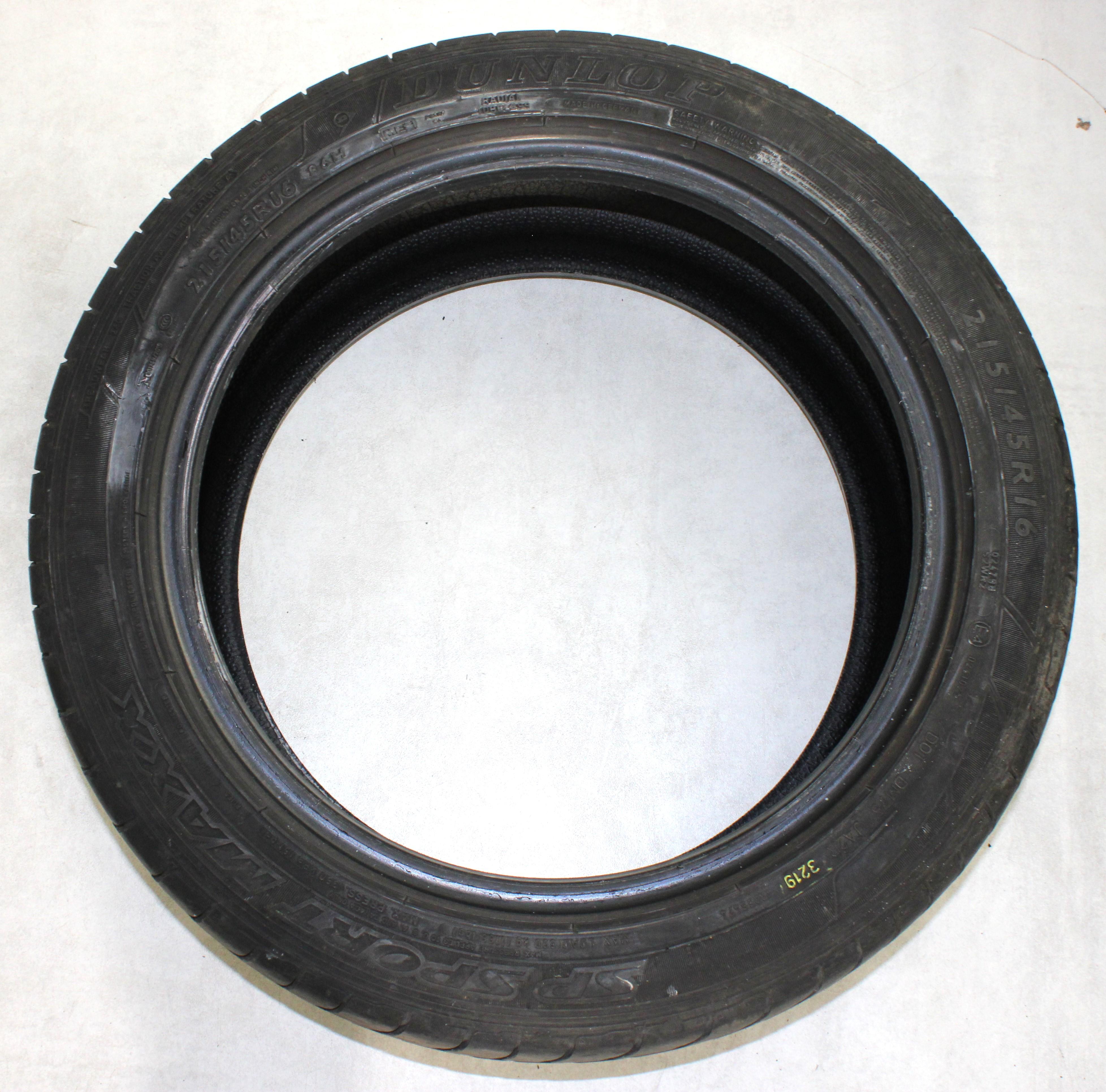 2 x 215/45R16 86H pneus été Dunlop SP Sport Maxx 6-6,5mm 2019