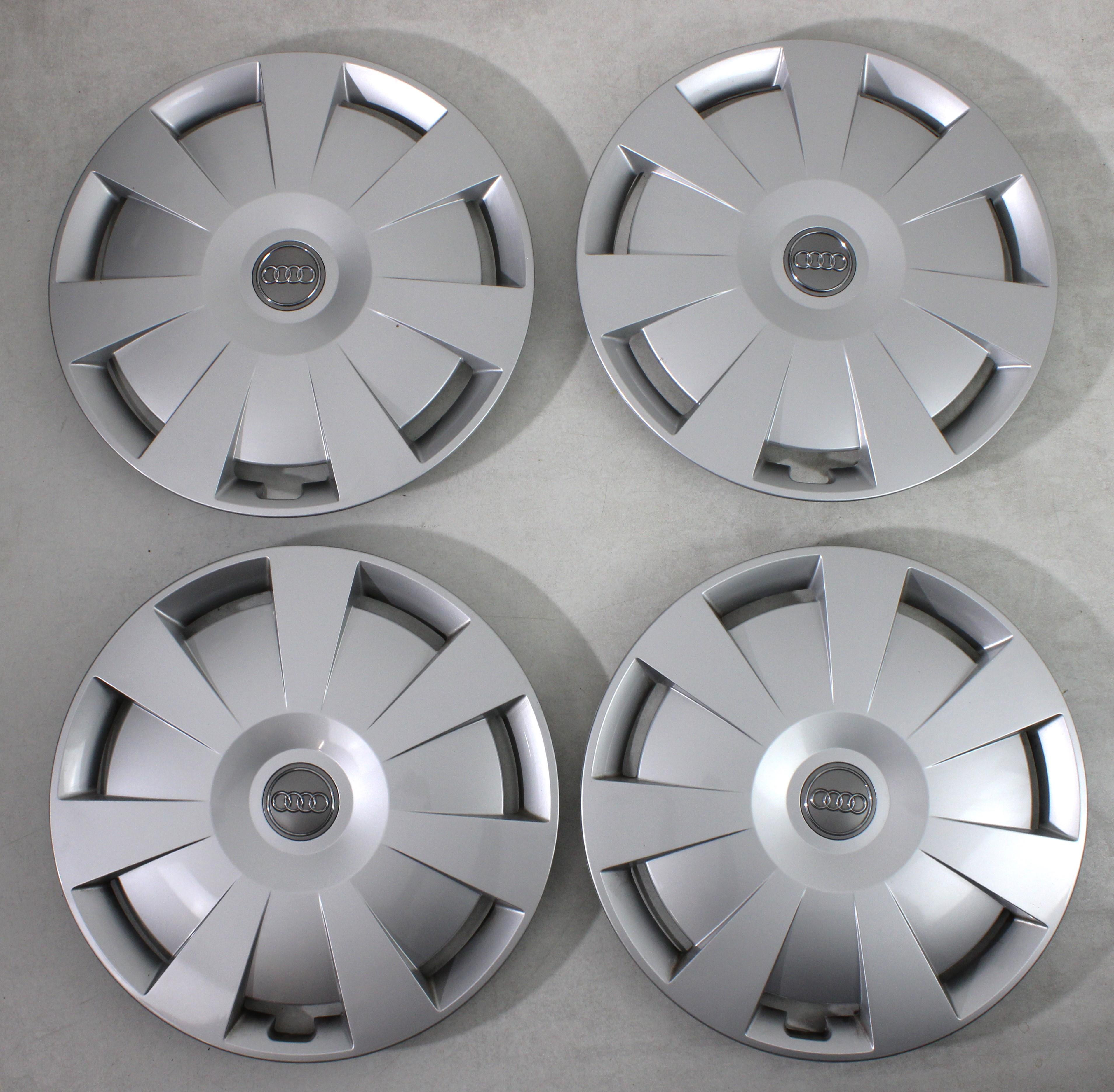 4 TAPACUBOS ORIGINALES DE 16" PARA AUDI A3 A4 Q2 8V0601147C, TAPACUBOS DE 16 PULGADAS CON ENVÍO GRATUITO