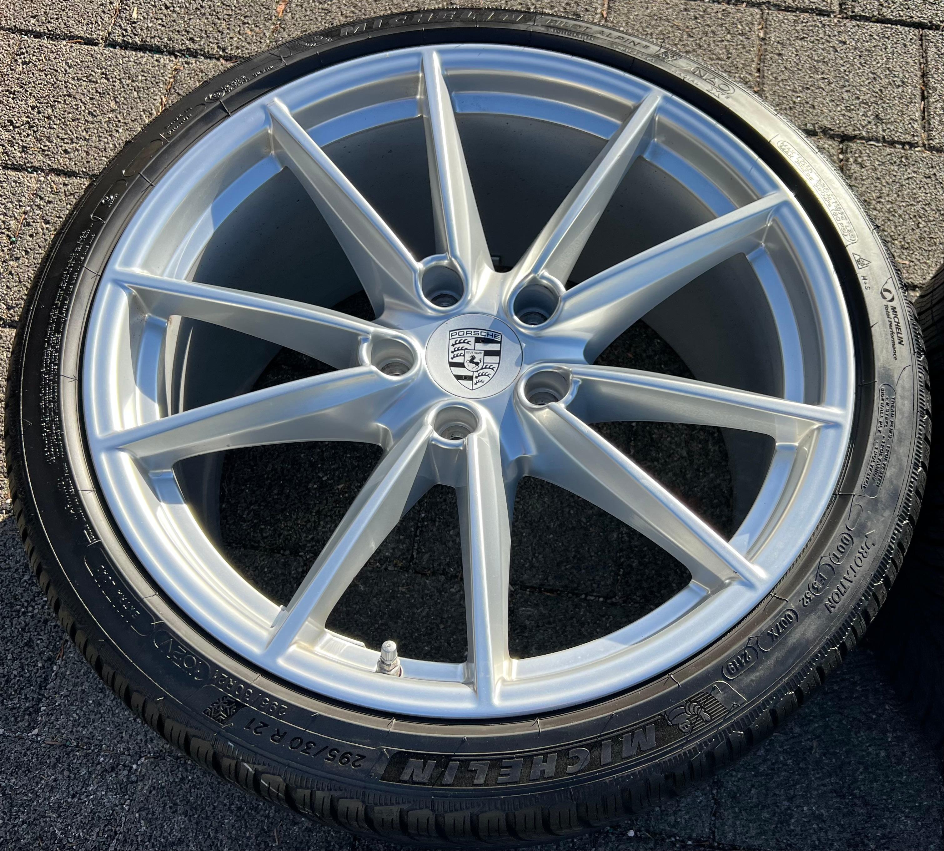 4 ORIGINELE 20" 21" LICHTMETALEN WINTERWIELEN PORSCHE 911 992 992601025C 992601025D RDKS