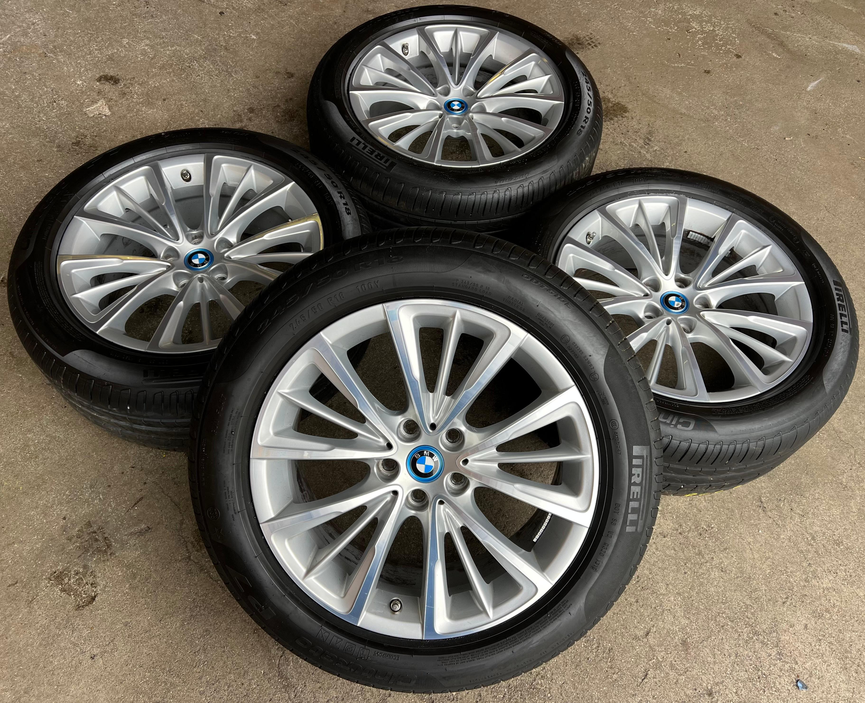 4 ROUES D'ÉTÉ ORIGINALES 18" EN ALU BMW SÉRIE 7 G11 G12 STYLING 643 6867339 FRANCO DOMICILE