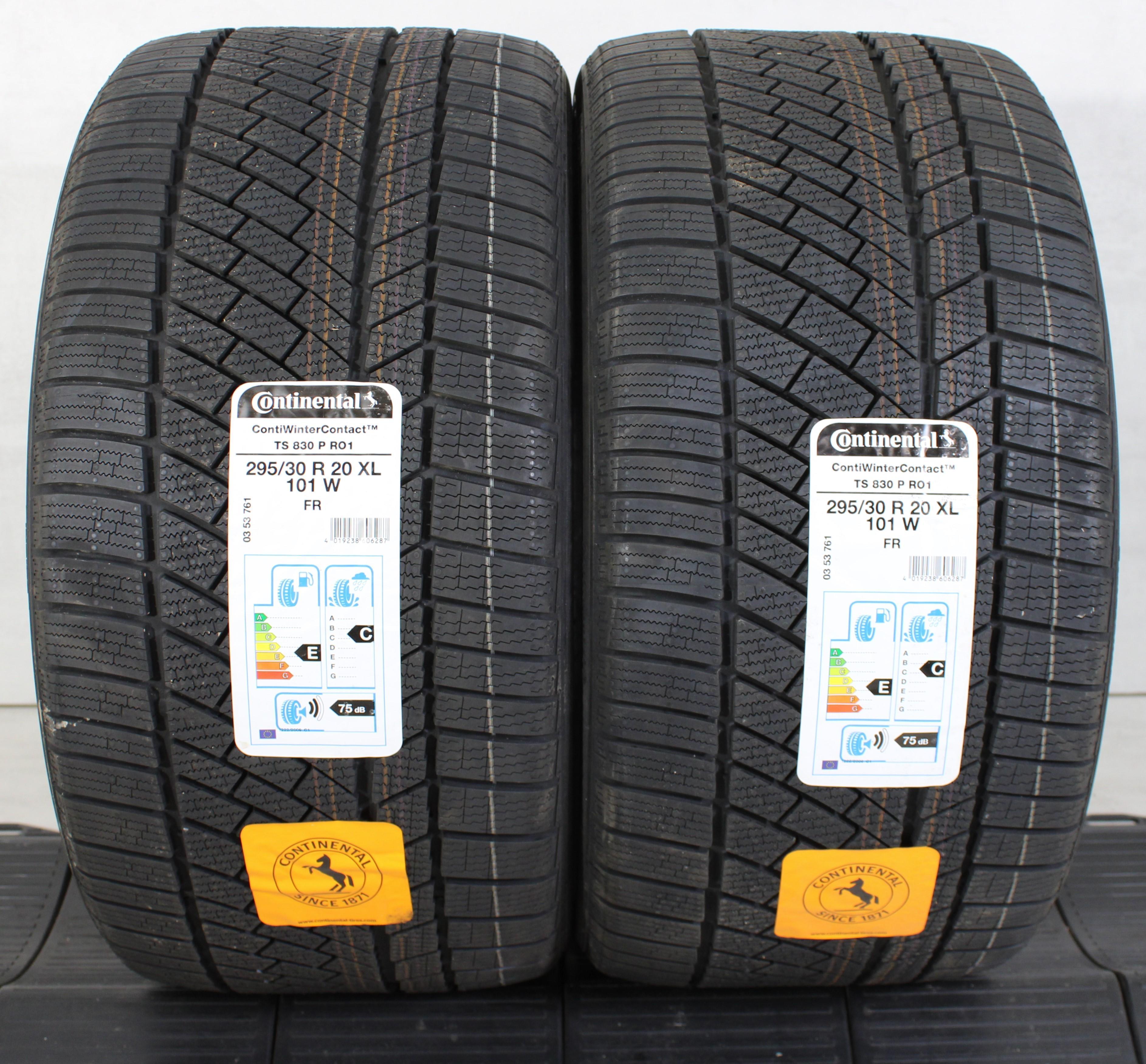 2 x 295/30R20 101W Winterreifen Continental WinterContact TS830P 2020 R01 NEU
