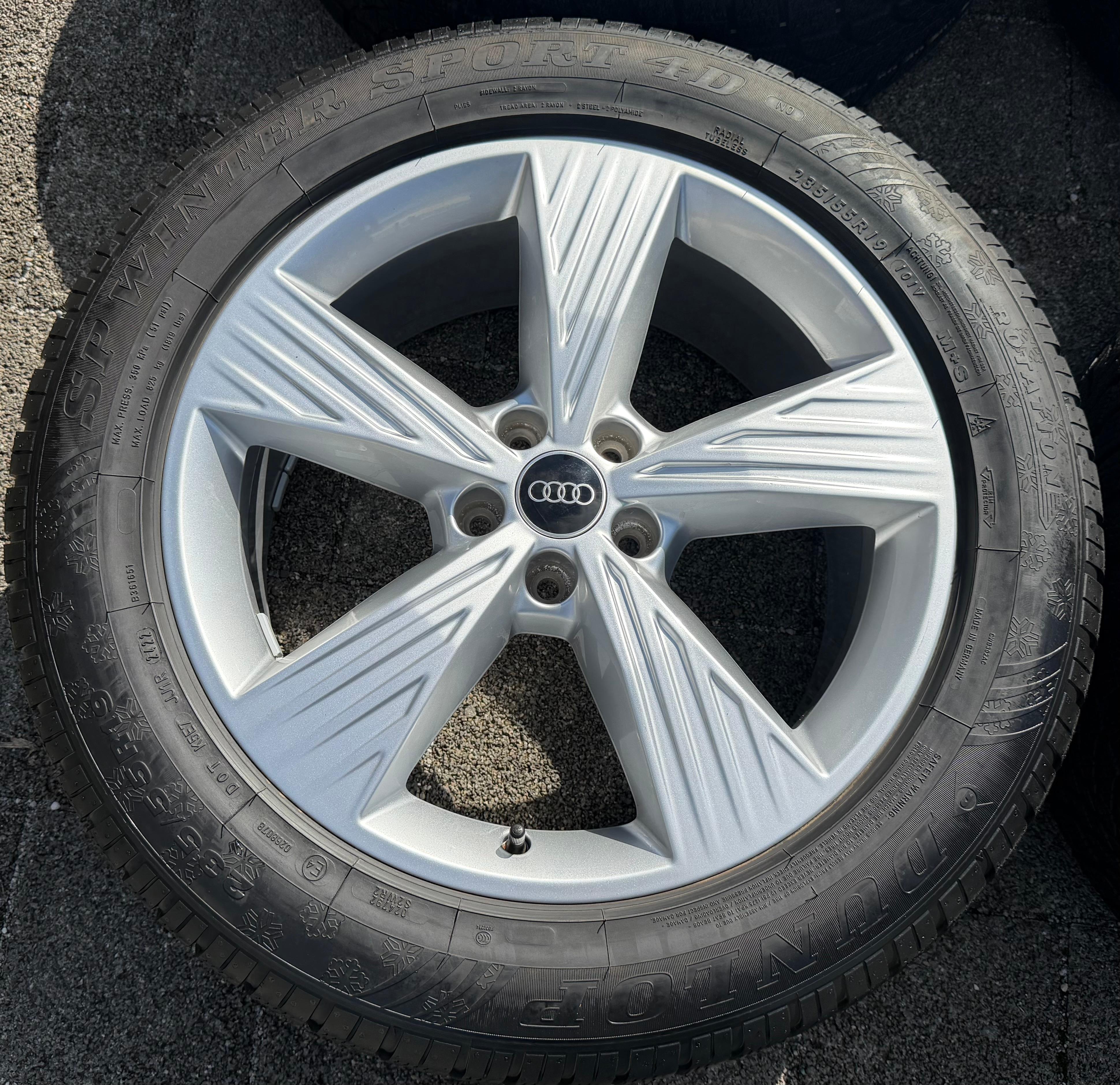 4 Original 19" Alu Winterräder Audi Q4 E-Tron Etron F4B F4N 235/55R19 101V 255/50R19 103V