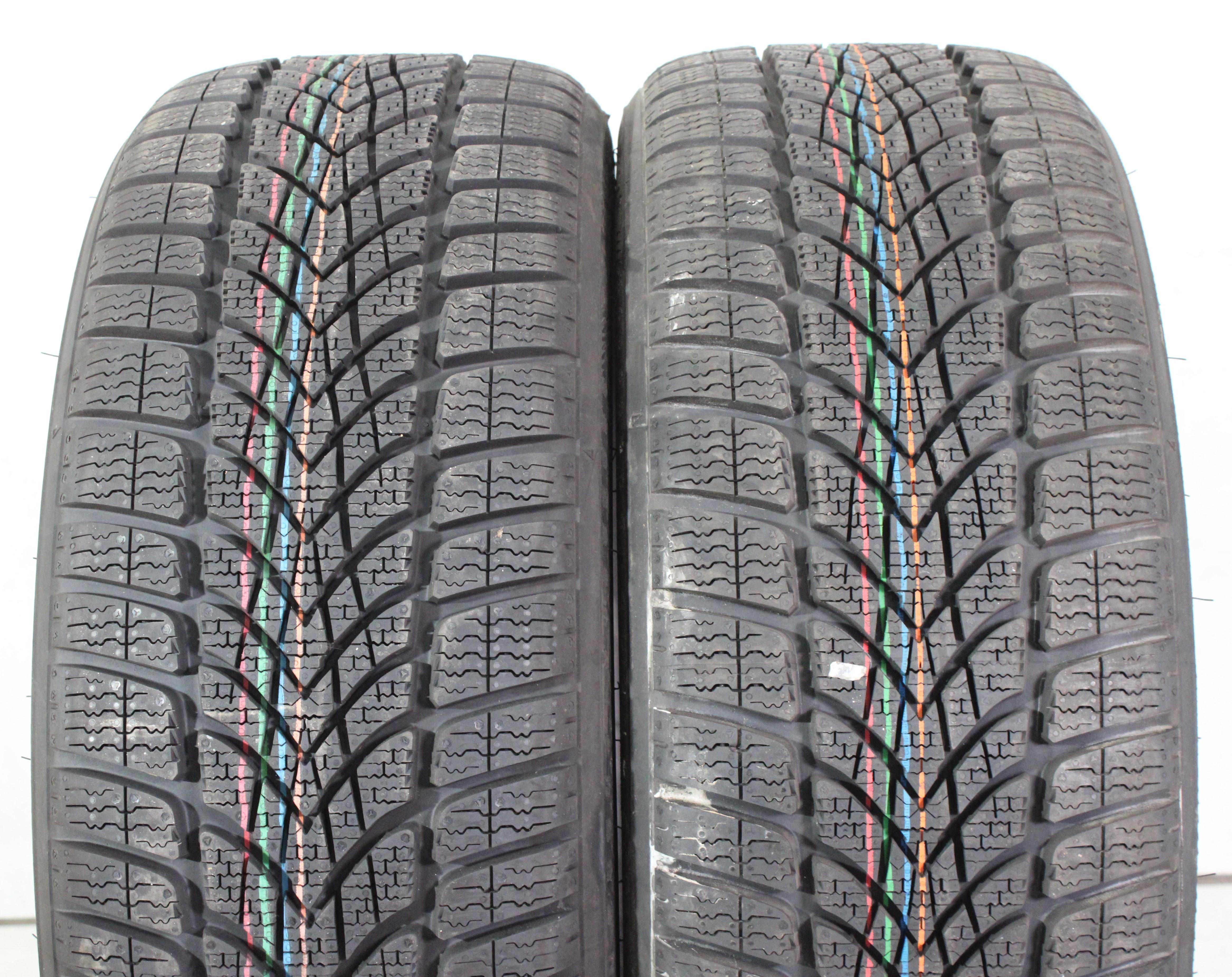 2 x 205/45R17 88V Winterreifen Dunlop SP Winter Sport 4D DSST Runflat Volles Profil 2021 *