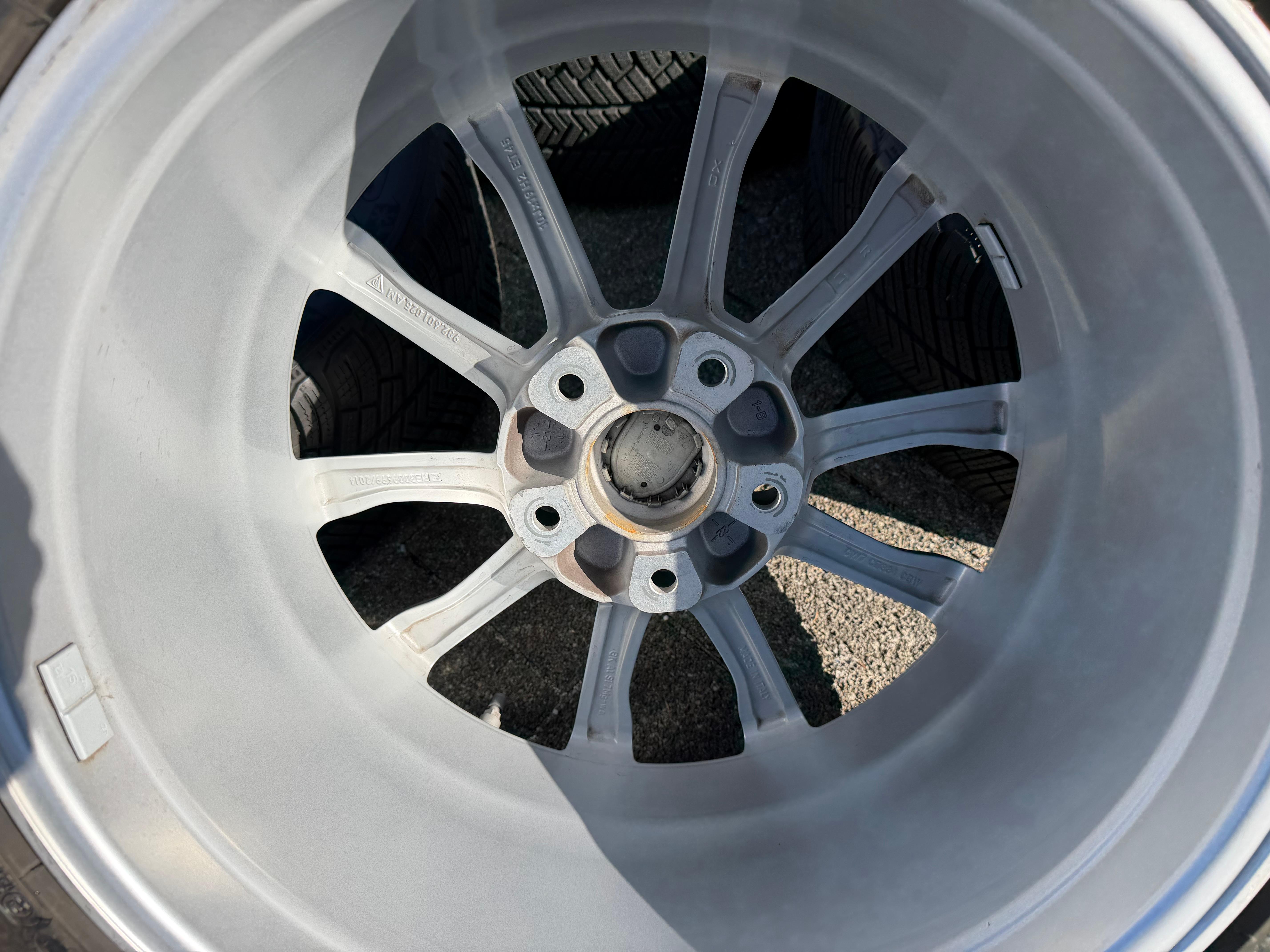 4 originele 19" lichtmetalen winterwielen Porsche Cayman Boxster 718 982 982601025 RDKS 2022