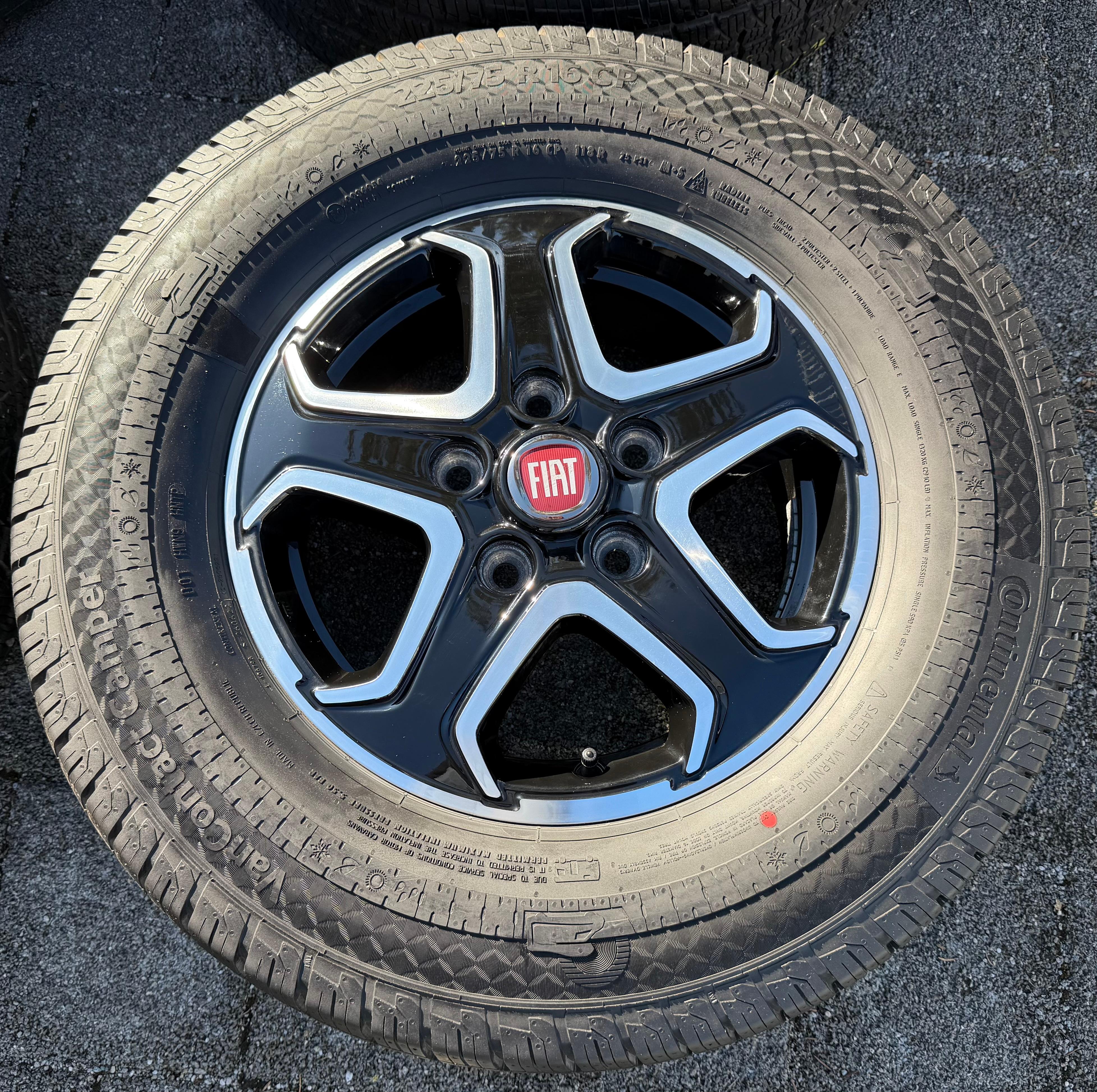 4 Original Alu Ganzjahresräder Fiat Ducato Maxi 225/75R16CP 118R Allwetterreifen 1399644080