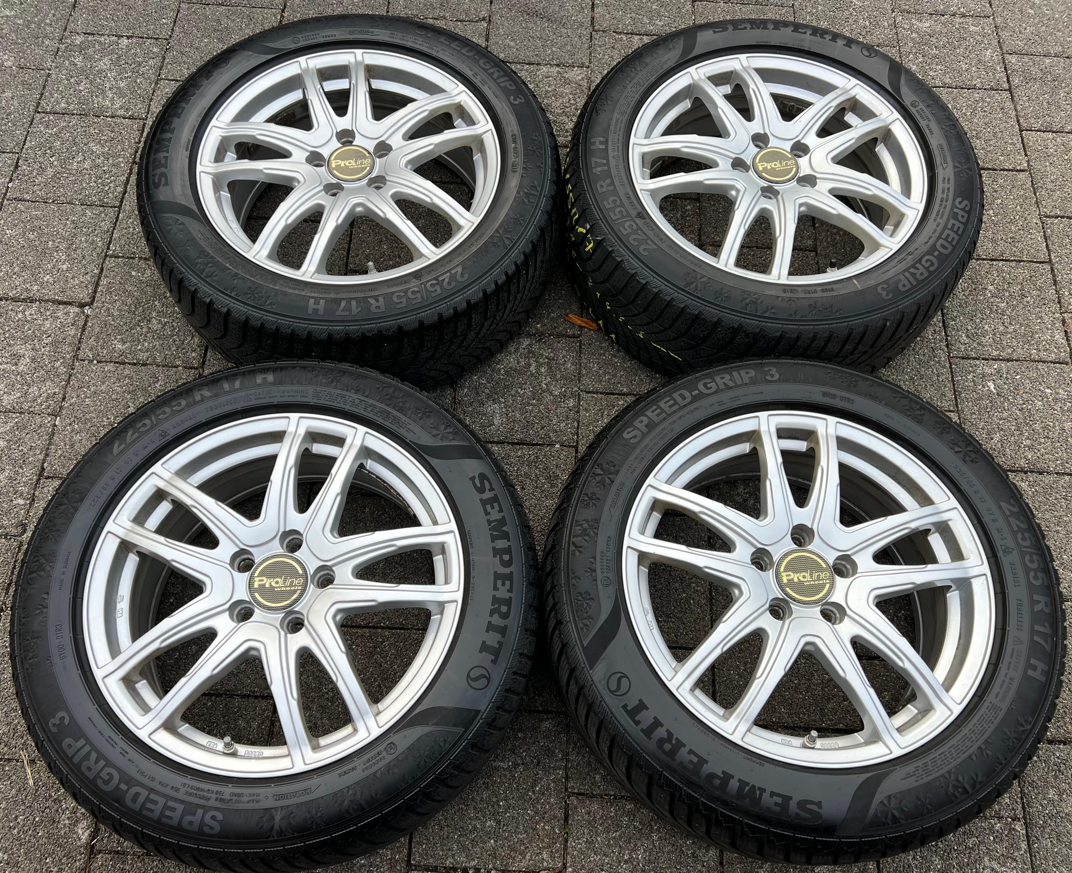 4 ALU 17" WINTERRÄDER BMW X1 F48 X2 F39 225/55R17 97H RDKS FREIHAUS