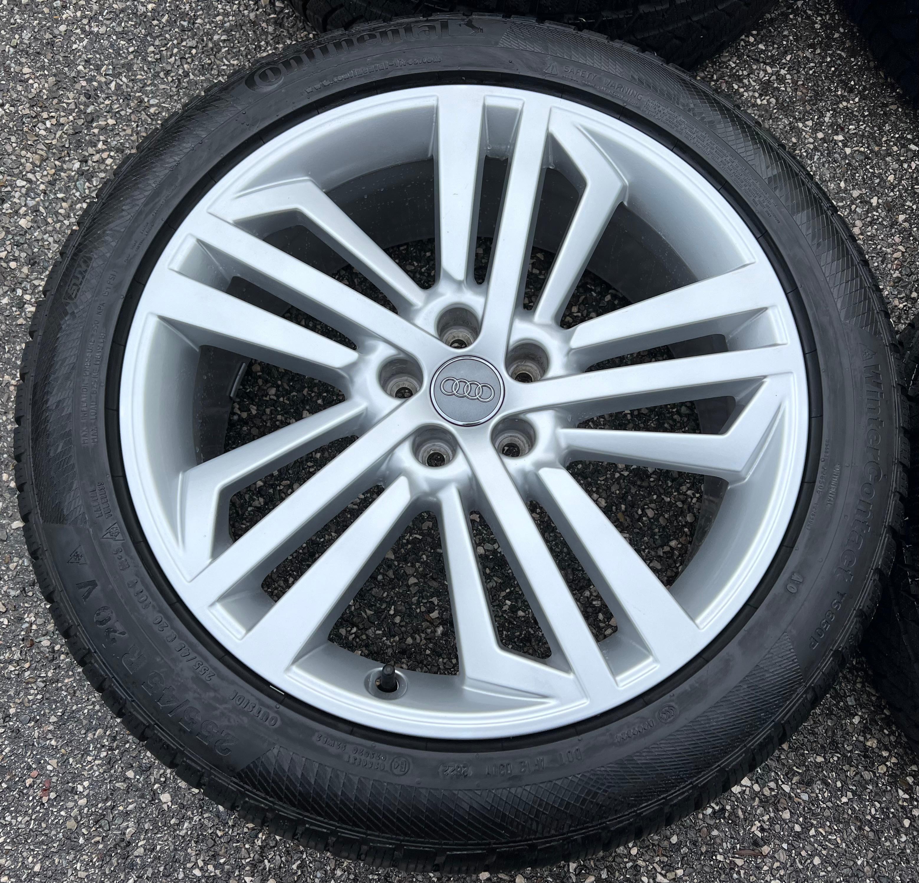 4 ROUES D'HIVER ORIGINALES 20" EN ALUMINIUM AUDI Q5 SQ5 FY 80A601025L 255/45R20 101V DOT 2022