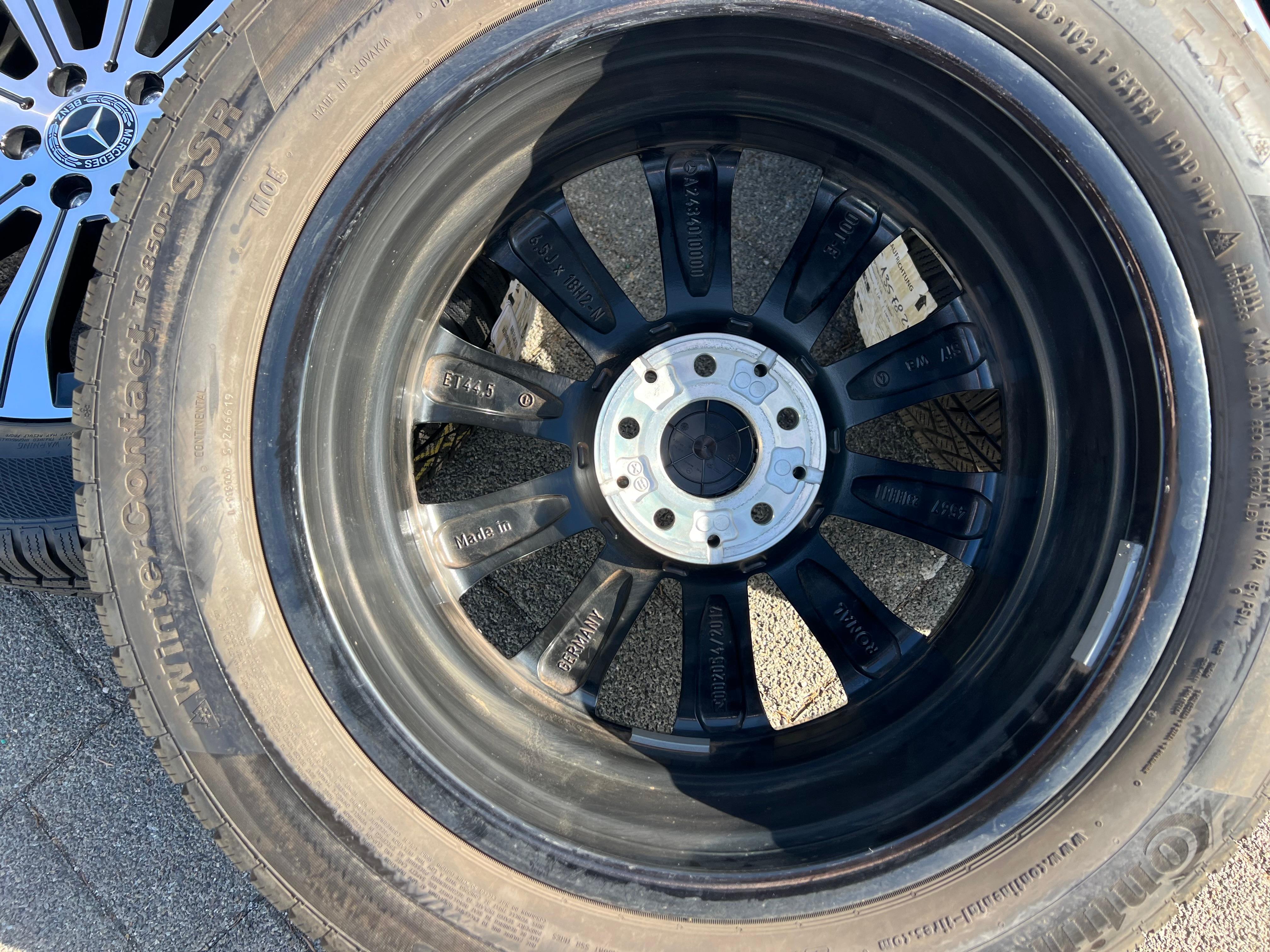 4 ORIGINAL 18" ALU WINTERRÄDER MERCEDES EQA EQB H243 X243 A2434010000 2023
