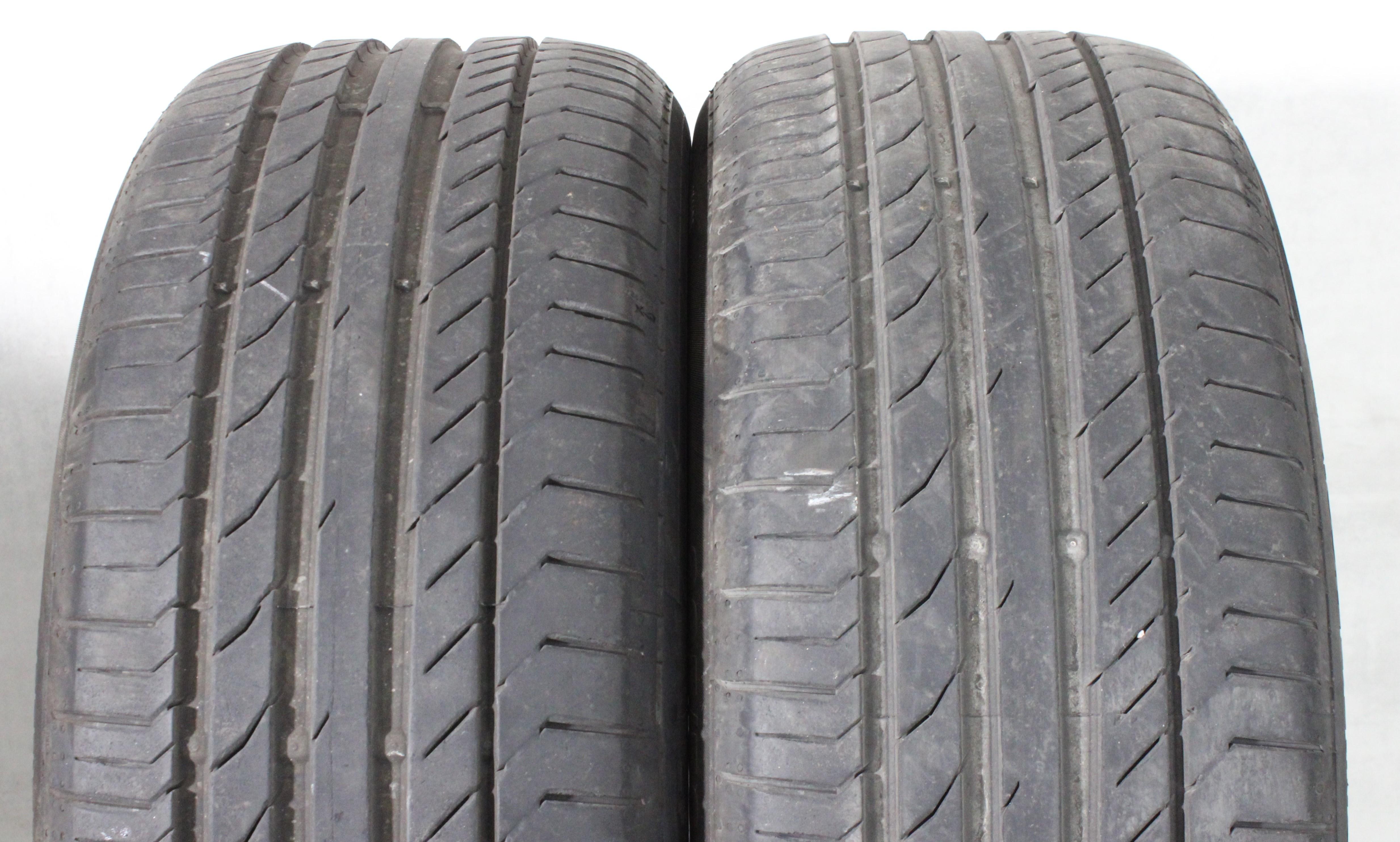 2 neumáticos de verano Continental Sport Contact 5 SSR* Runflat 225/50R17 94W, 5,5-6 mm, 2023