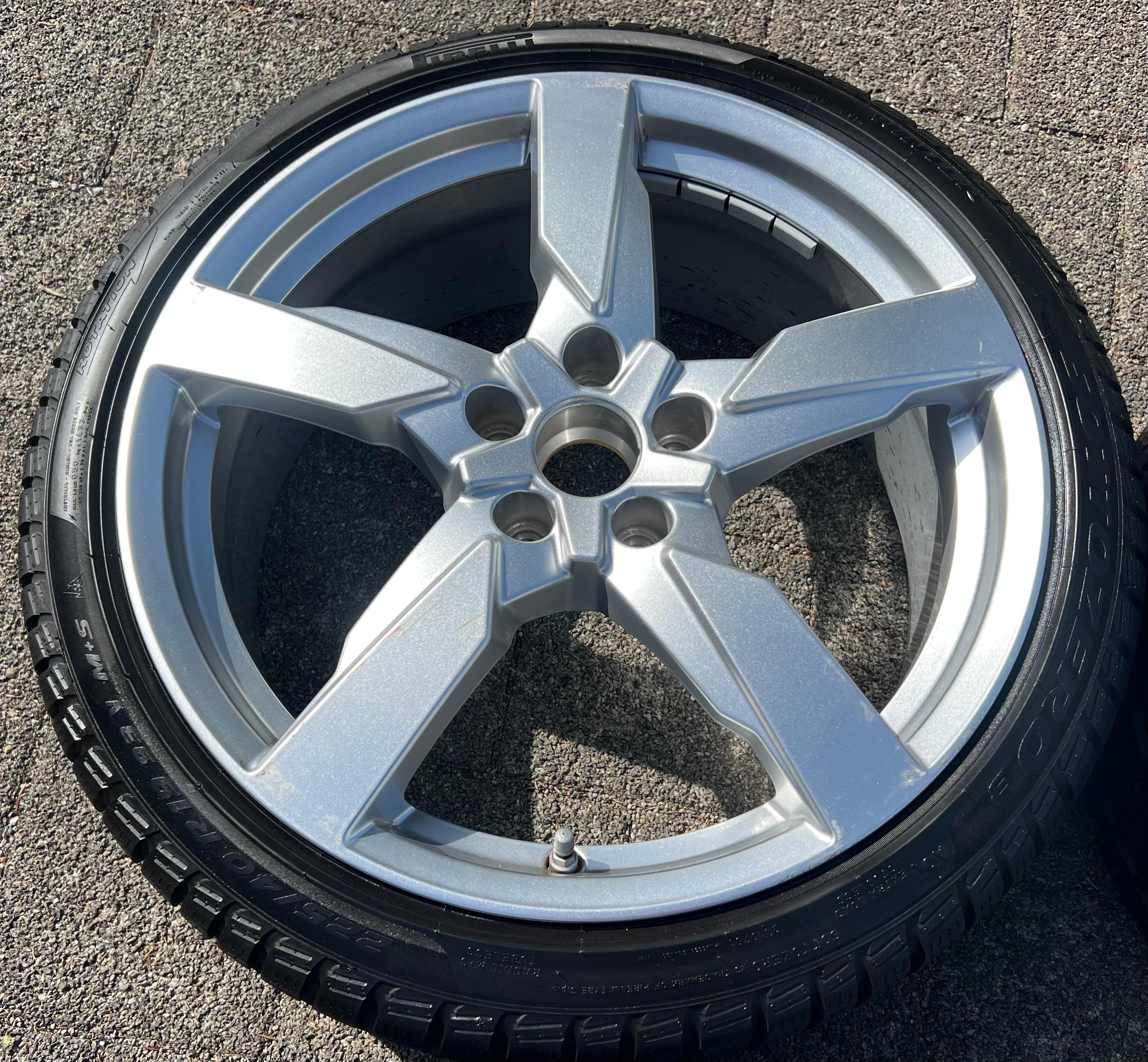 4 ruedas de invierno originales de aleación de 19" para AUDI TT TTS 8S 8S0601025AG 225/40R19 93V 2022, envío gratuito