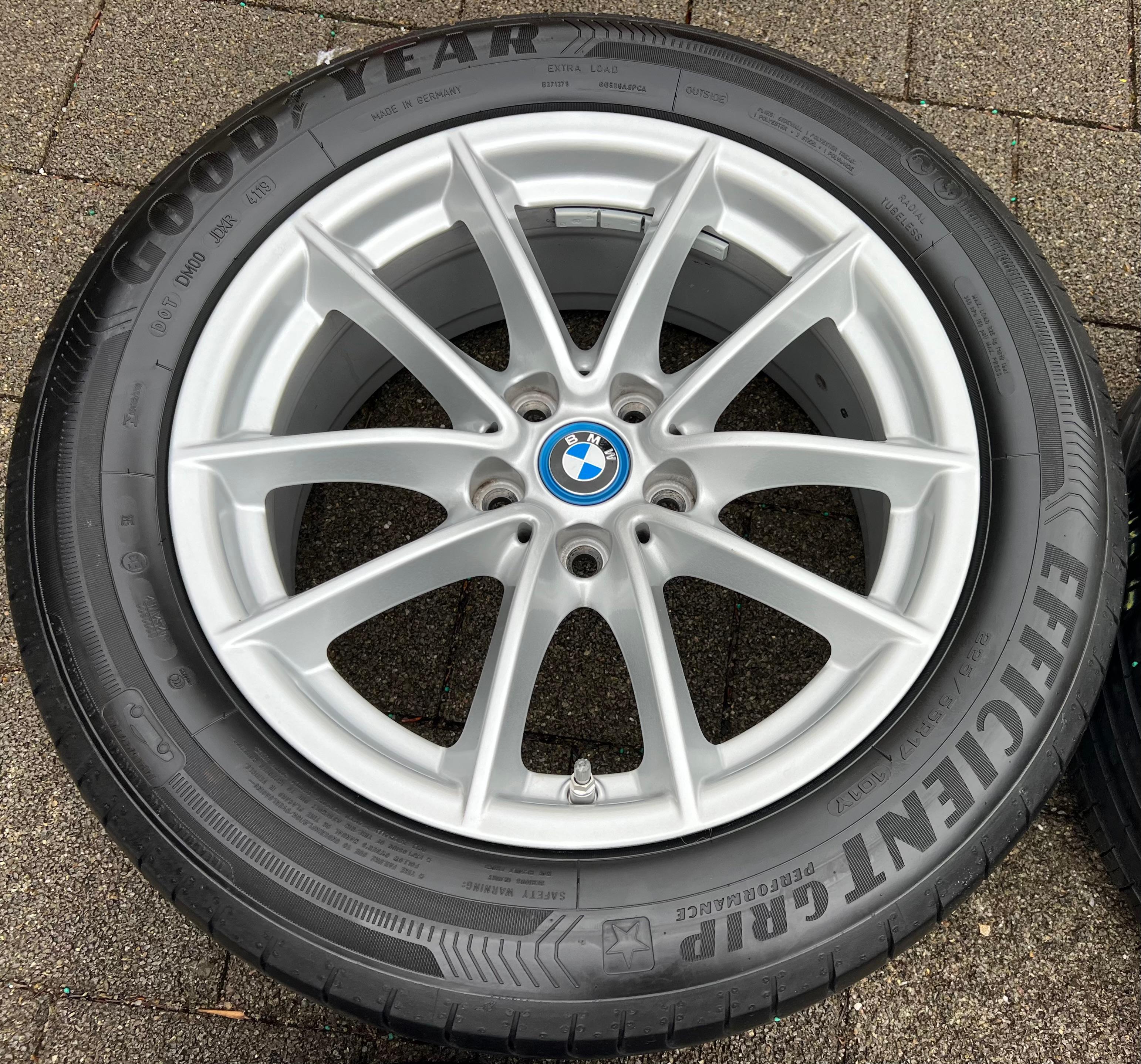 4 LLANTAS DE VERANO ORIGINALES DE ALUMINIO 17" BMW SERIE 5 G30 G31 225/55R17 101Y GOODYEAR RDKS
