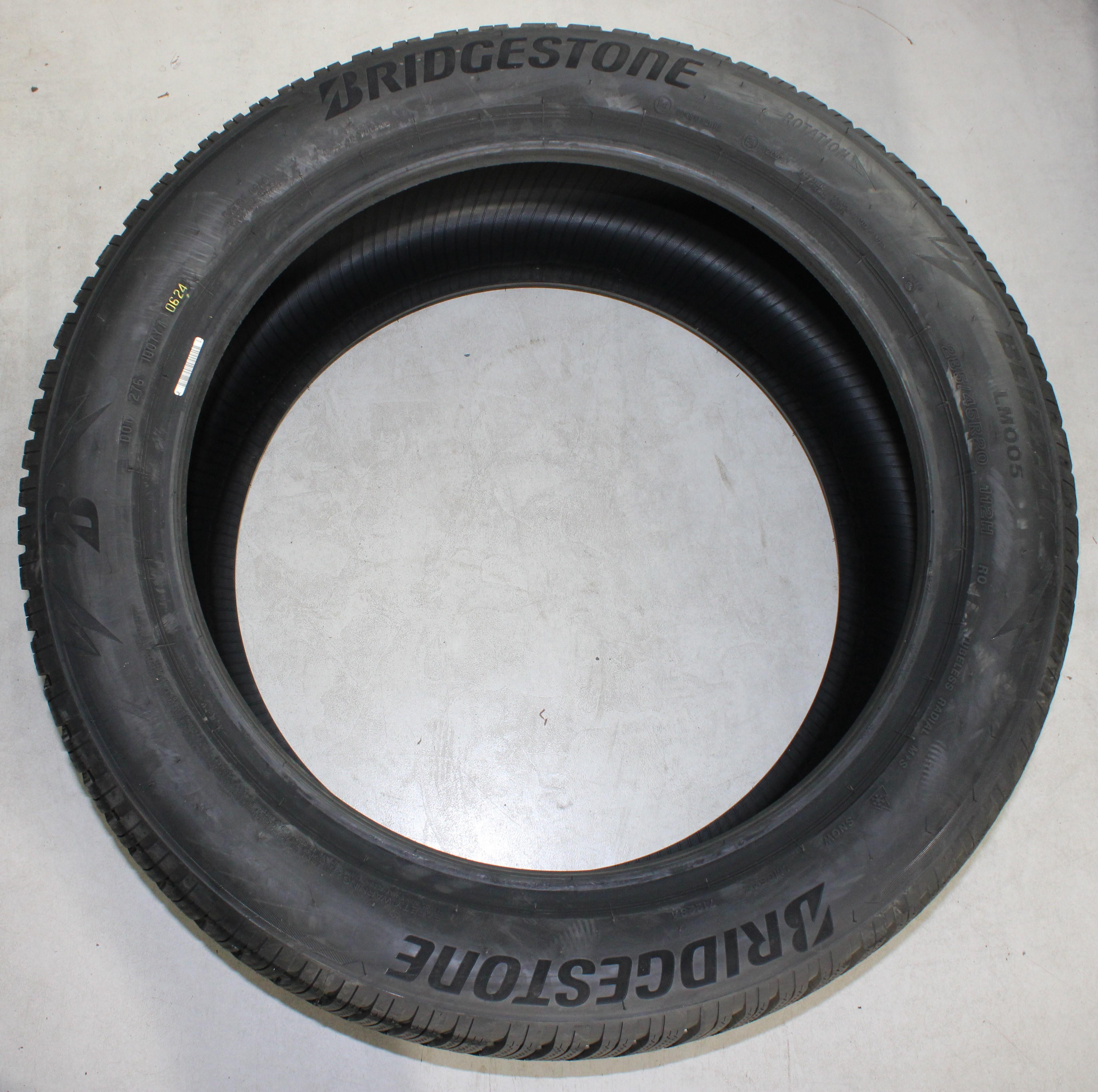4 x 285/45R20 112H Winterreifen Bridgestone Blizzak LM005 RO NEU 2024