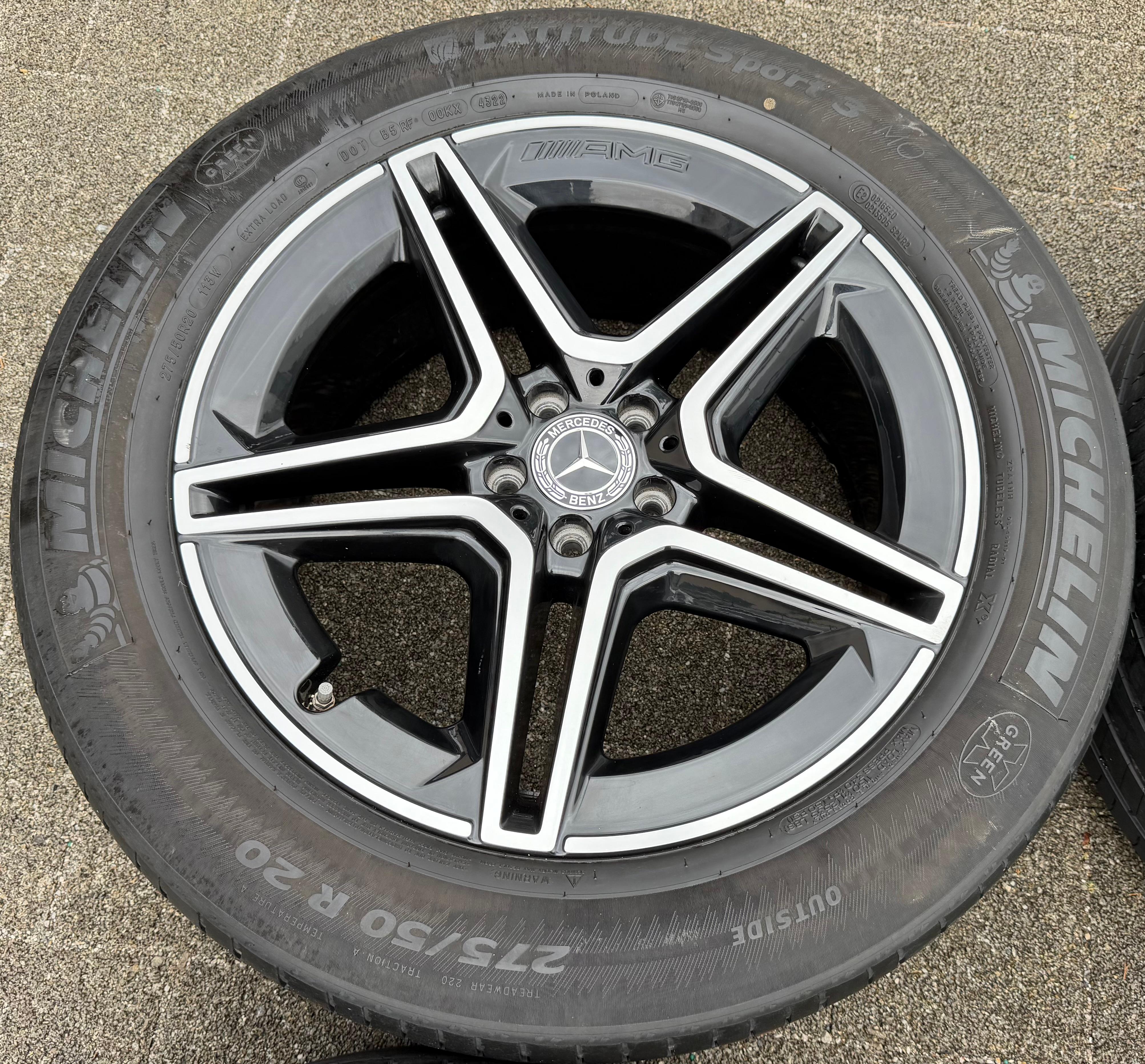 4 Original 20" Alufelgen Mercedes GLE W167 V167 C167 A1674013200 A1674013300