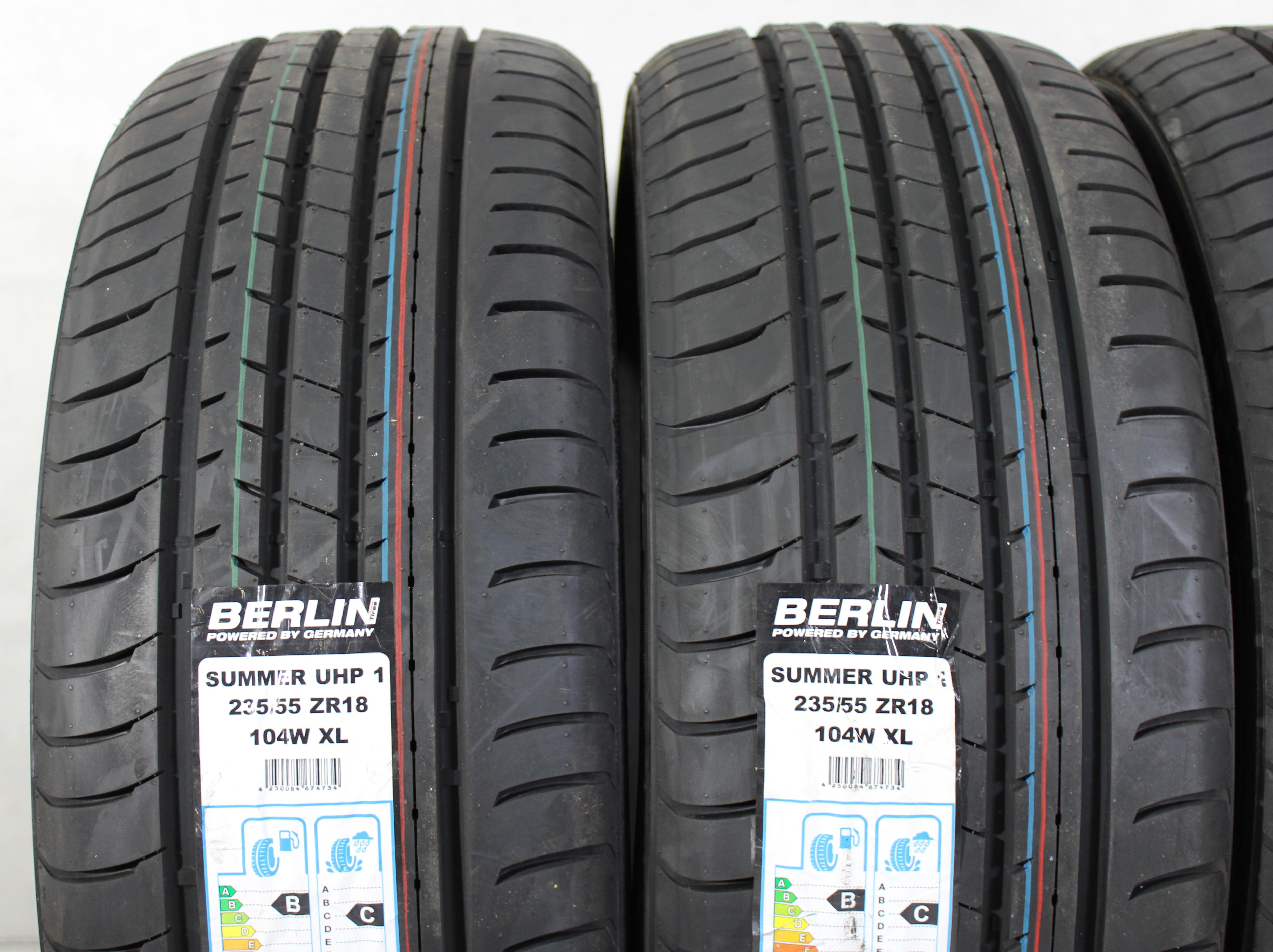4 x 235/55R18 104W Sommerreifen Berlin Tires Summer UHP1 2019 XL Freihaus