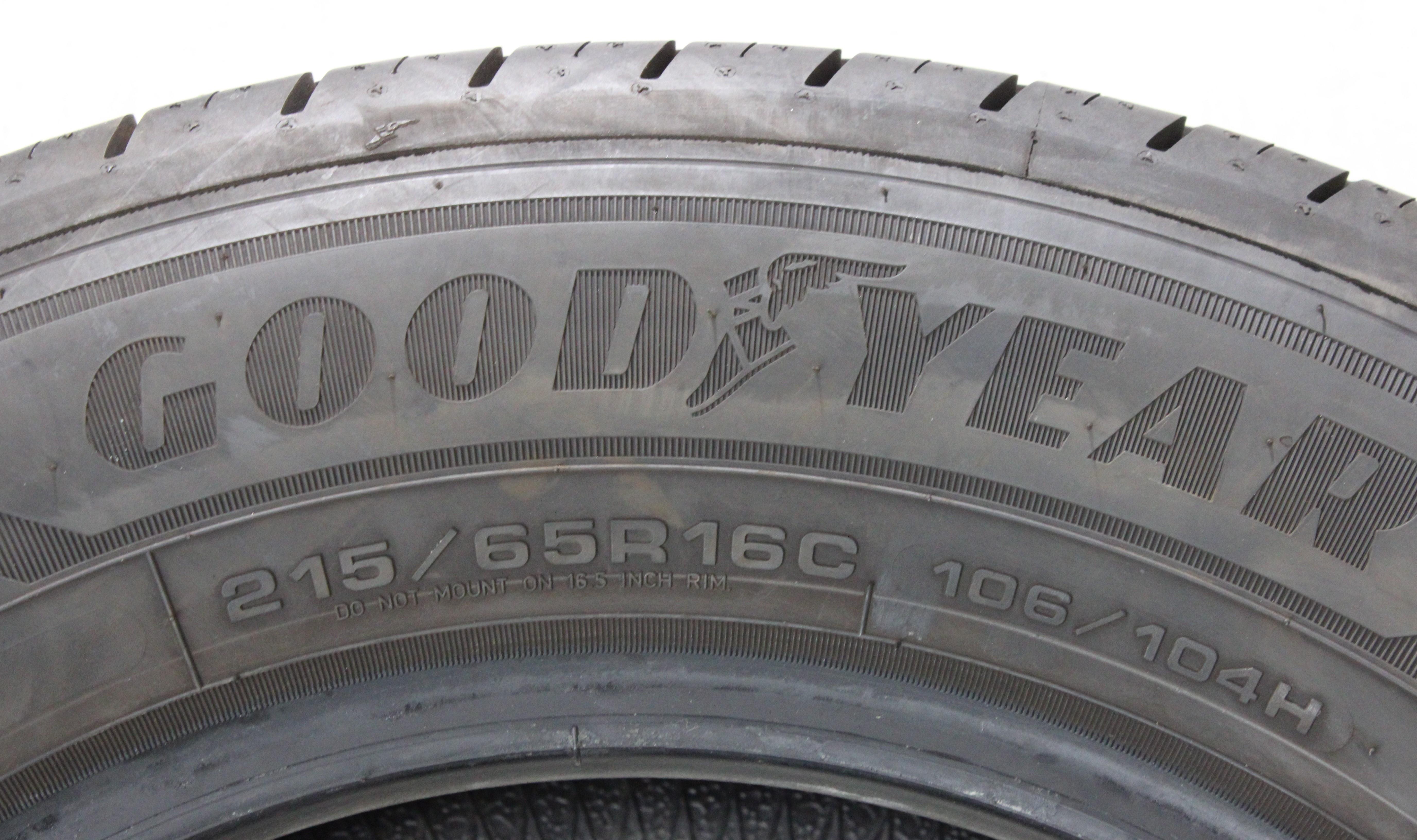 4 x 215/65R16C 106/104H zomerbanden Goodyear Efficient Grip Cargo 2 7,5-8mm 2025