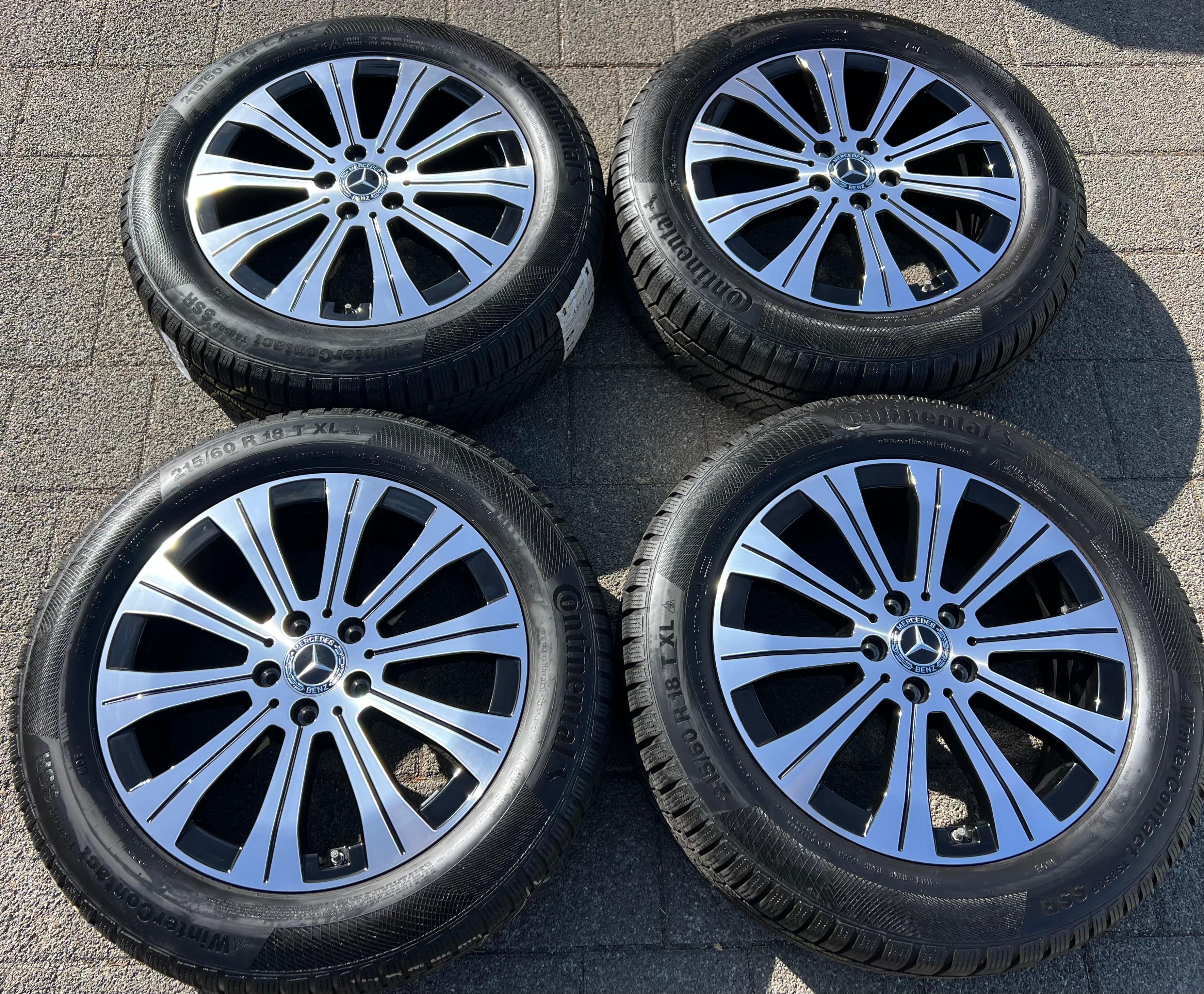 4 ORIGINAL 18" ALU WINTERRÄDER MERCEDES EQA EQB H243 X243 A2434010000 2023