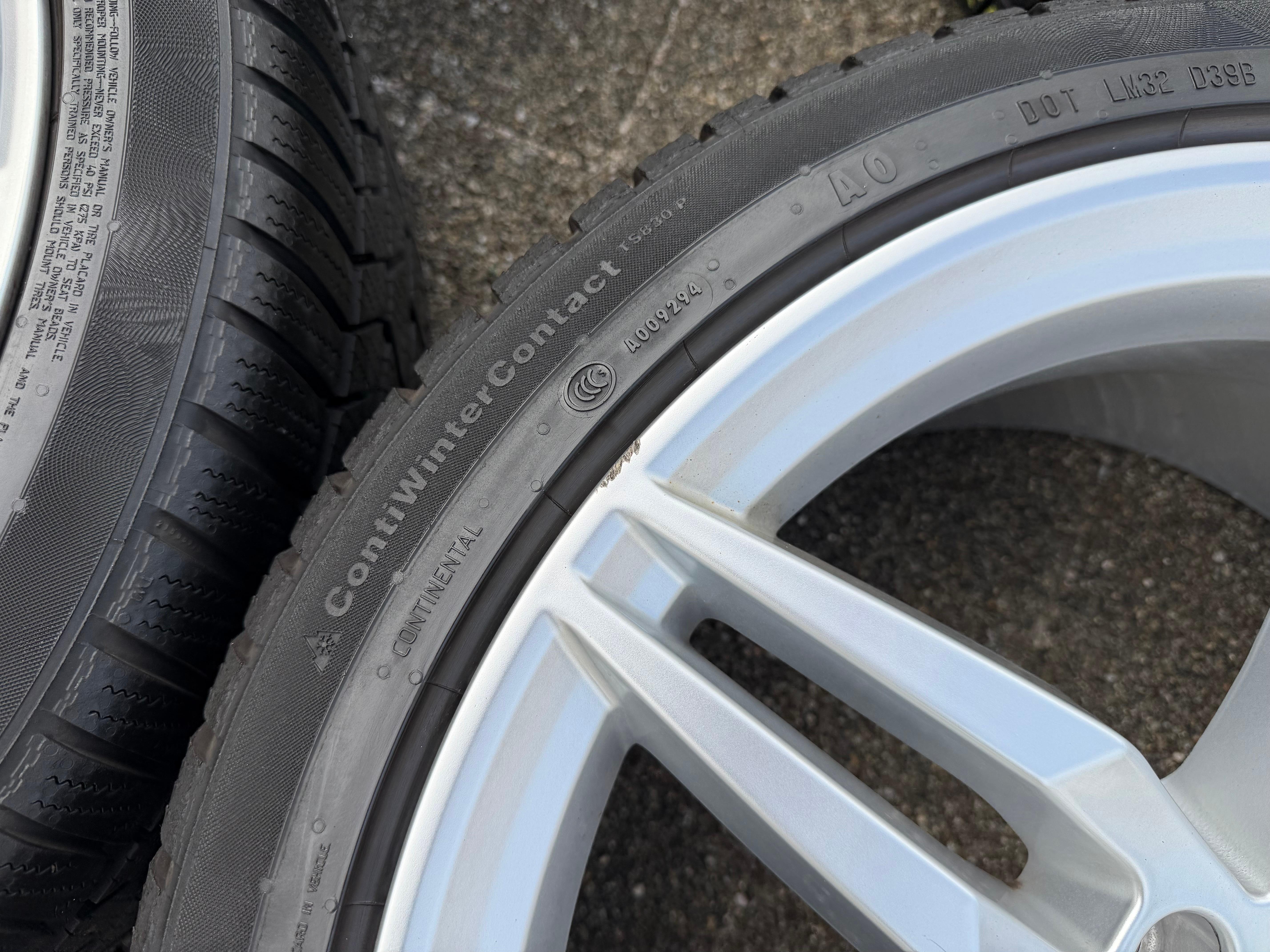 4 Original 19" Alu Winterräder Audi A5 S5 8W F5 8W0601025AM 255/35R19 96V Continental
